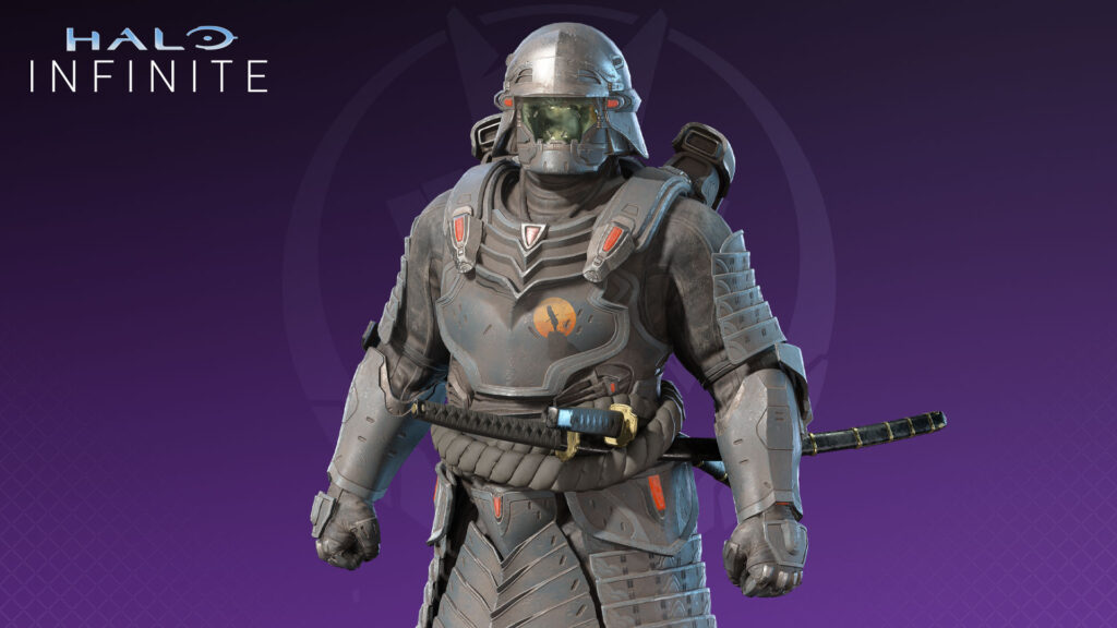 A spartan wearing content from the Sentinel's Blades store bundle for the Yoroi Armor Core.
