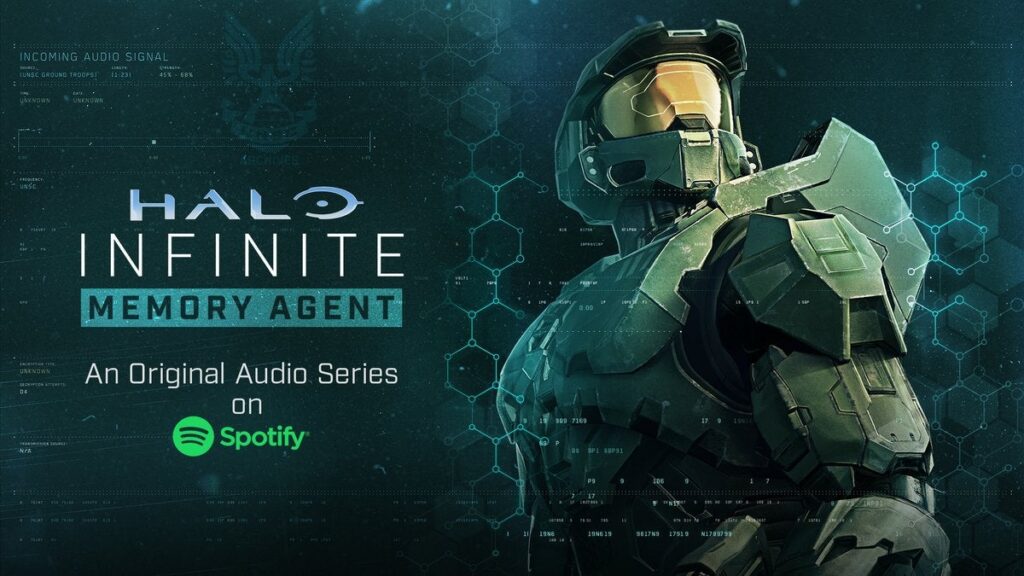 Key art for Halo Infinite: Memory Agent, depicting the Master Chief.