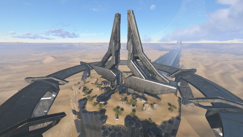 Image of the Behemoth multiplayer map and skybox.