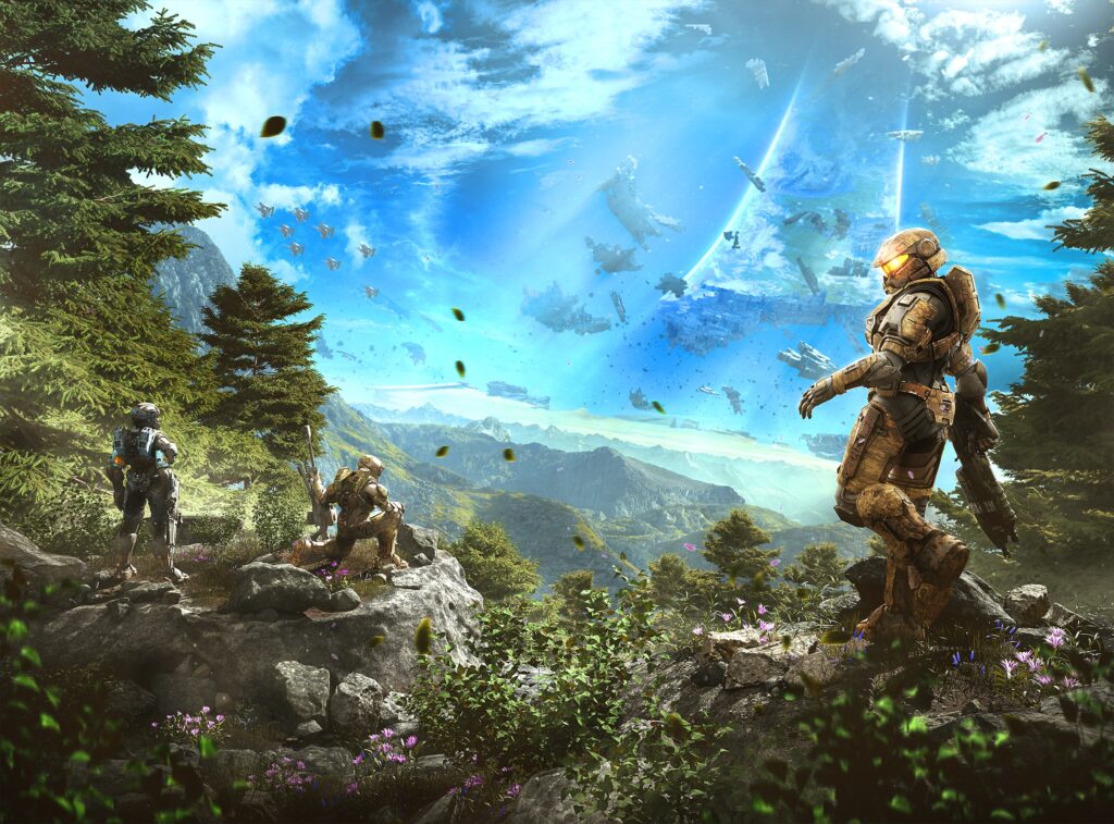 The cover art for Halo: The Rubicon Protocol.