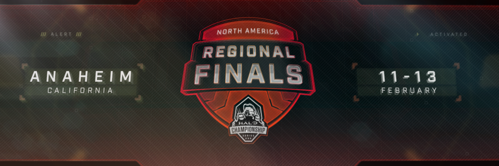 North America Regional Finals at Anaheim February 11th to 13th