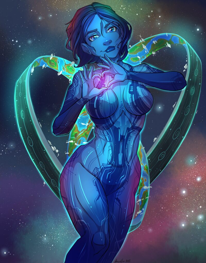 "Just a nice Cortana for the weekend of Love! 