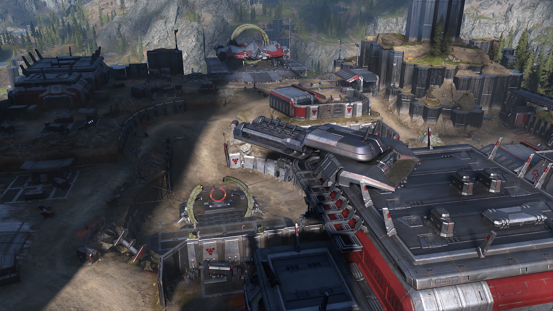 Screenshot of Annex Ridge in Halo Infinite.