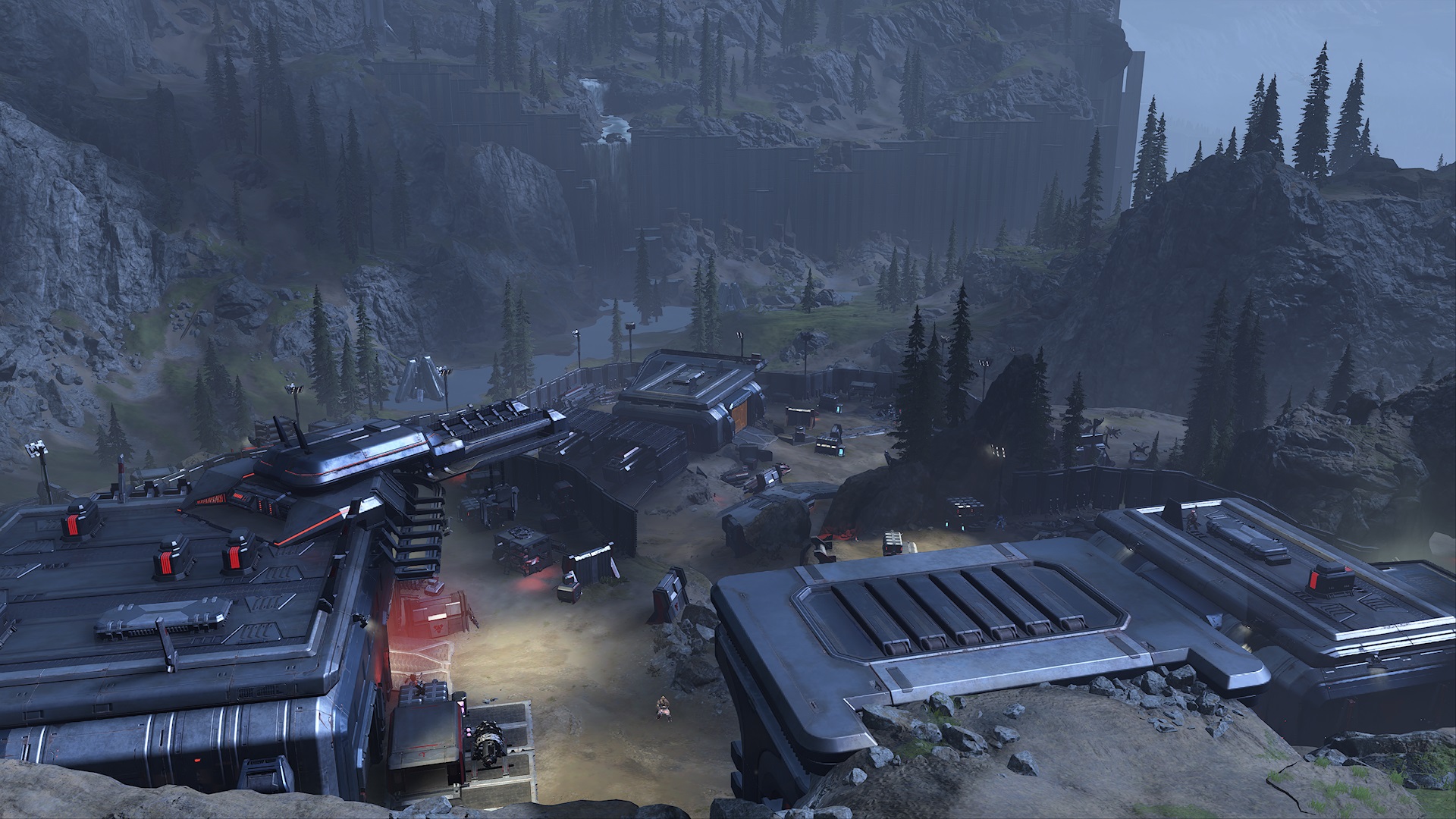 Screenshot of the Forge of Teash in Halo Infinite.