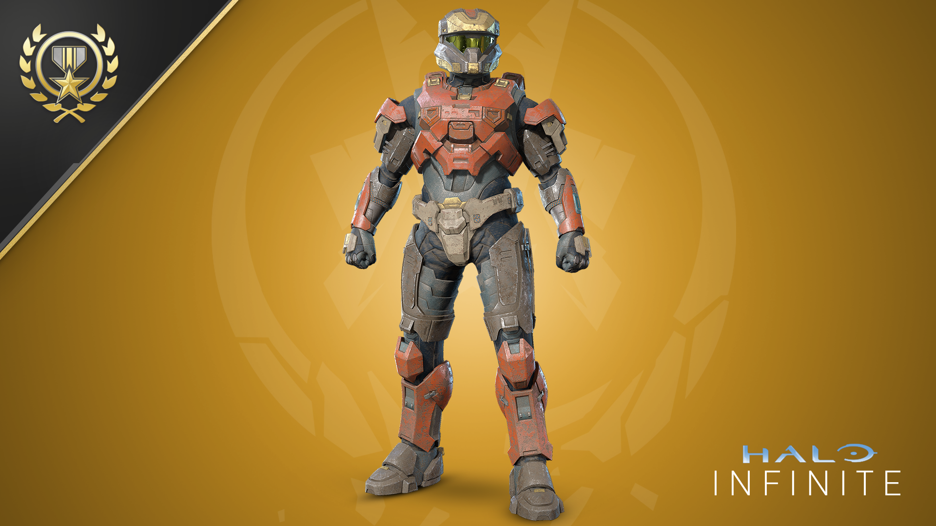 Image of Halo Infinite's capstone reward: Foxwood Seal Mark VII coating.