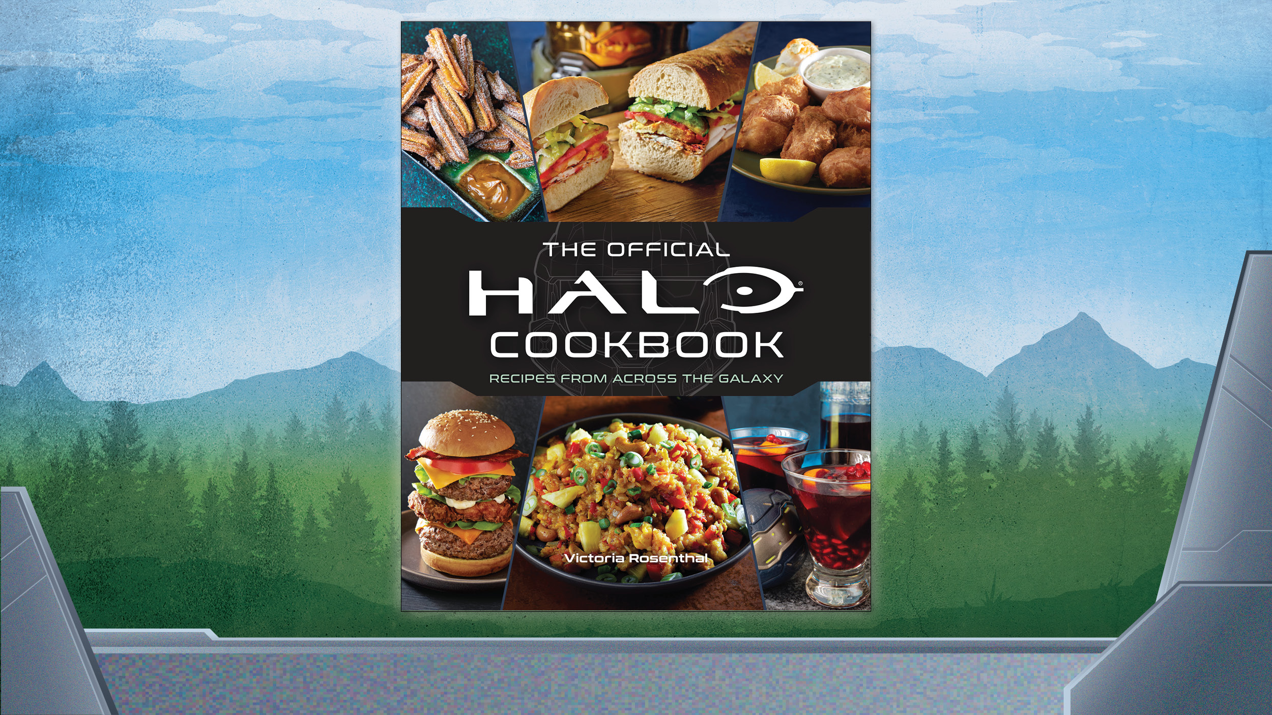 Front cover of the Halo Cookbook