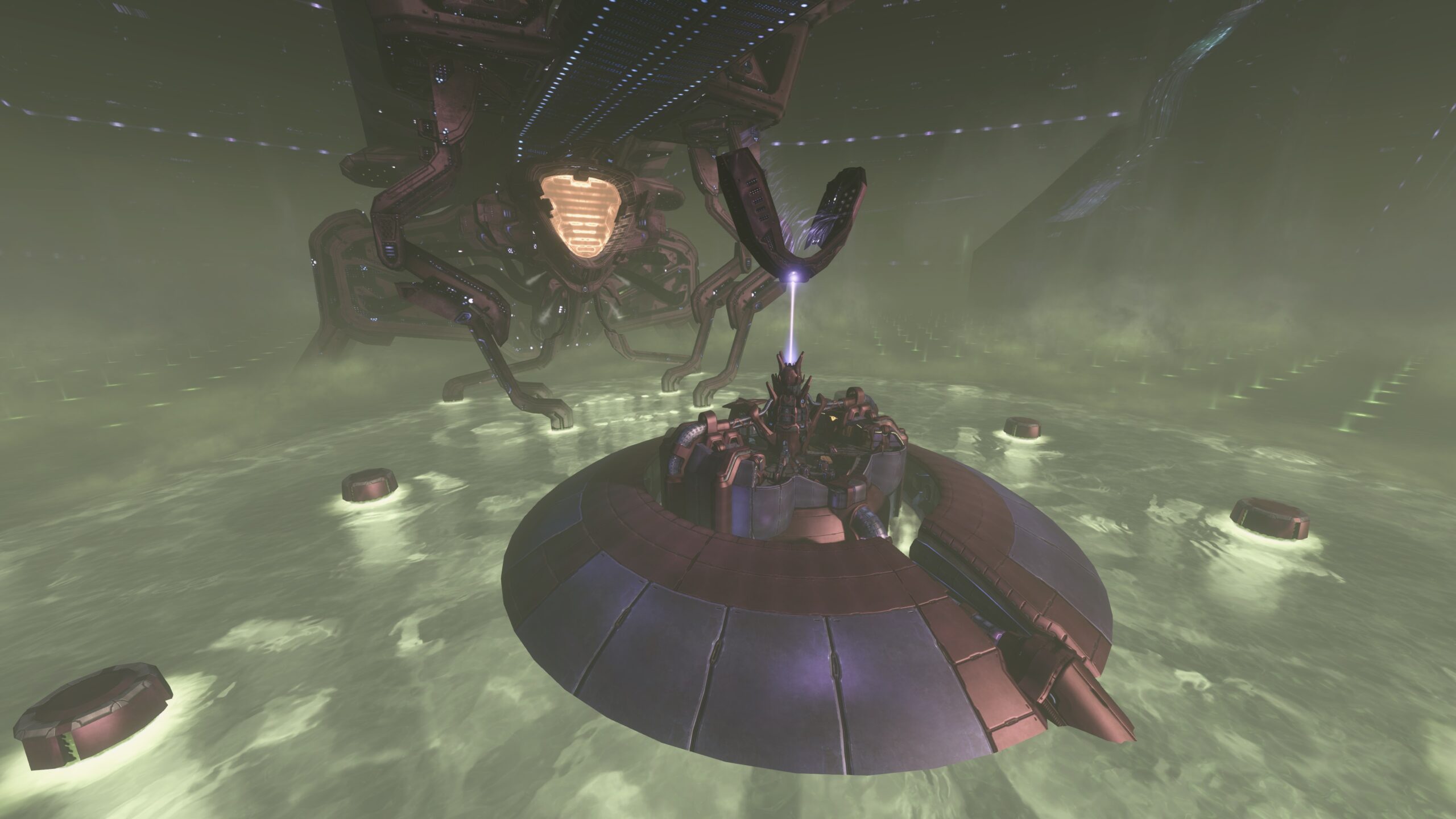 Screenshot of Halo 3 multiplayer map Assembly