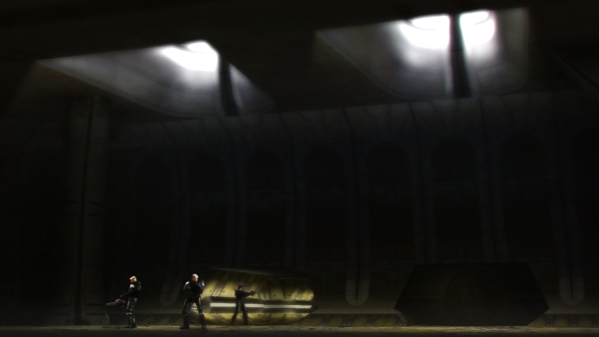 Paintover by Ludus of the 2000 build hangar