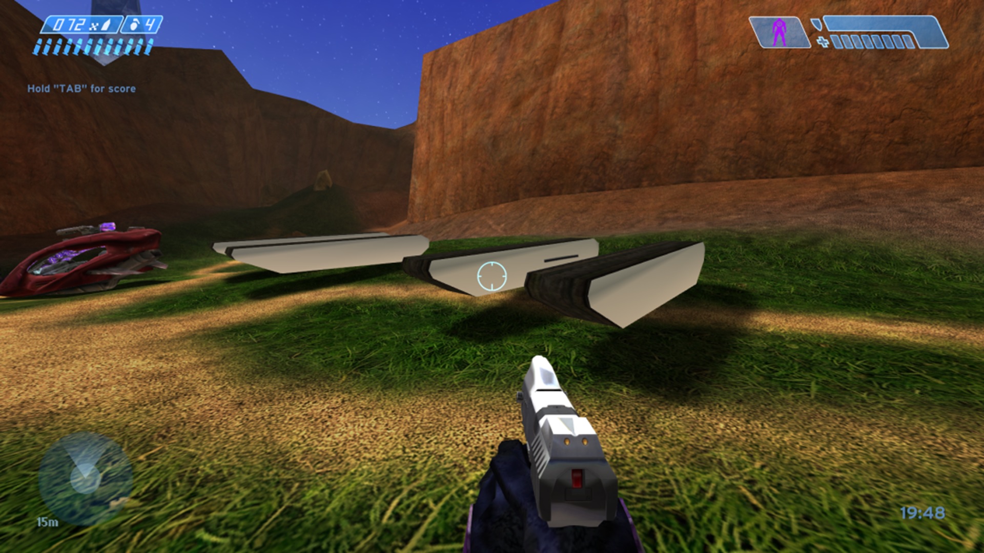Halo CE shot of stealth tank which failed to import