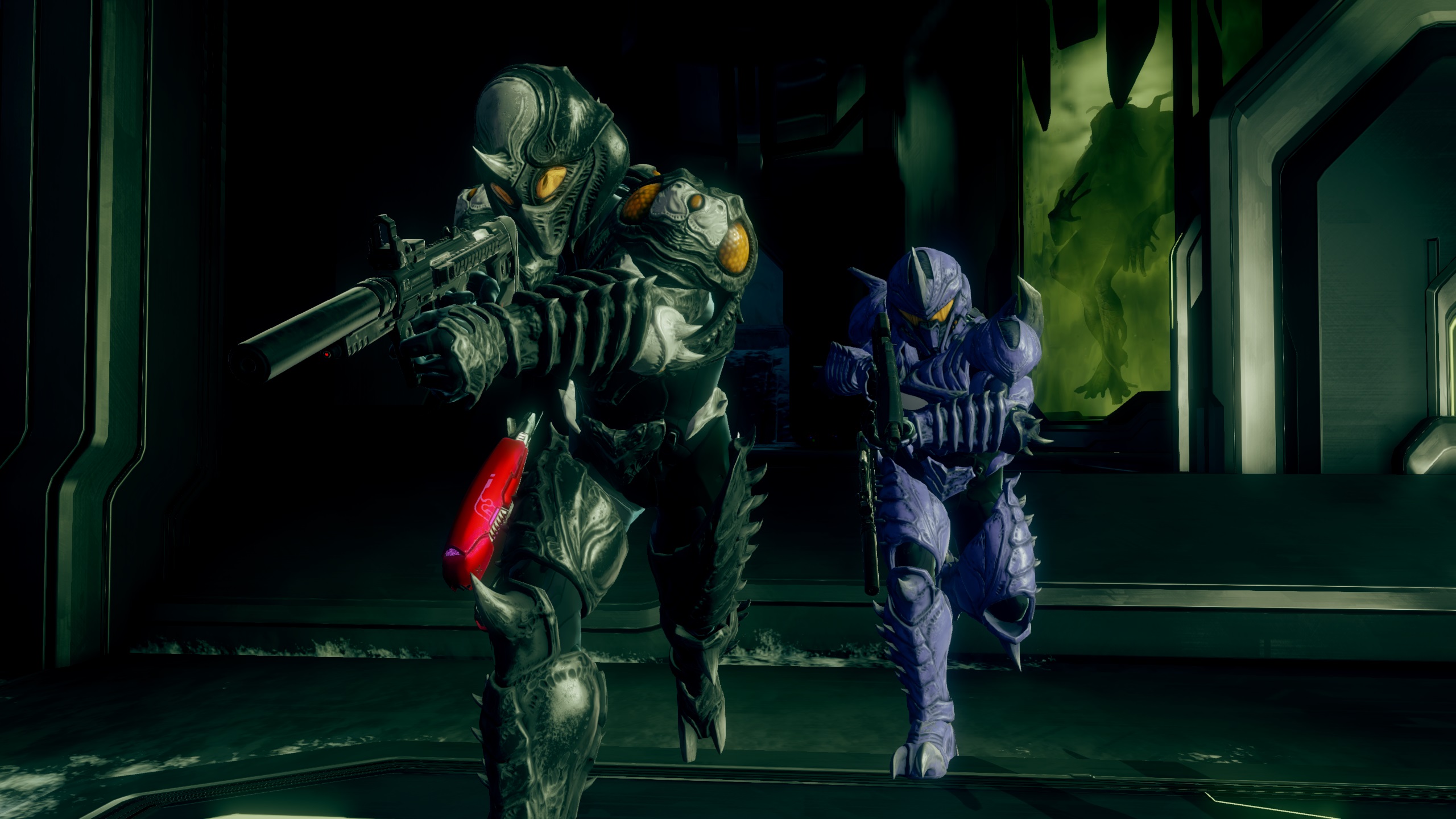 In-game screenshot of Bioroid armor