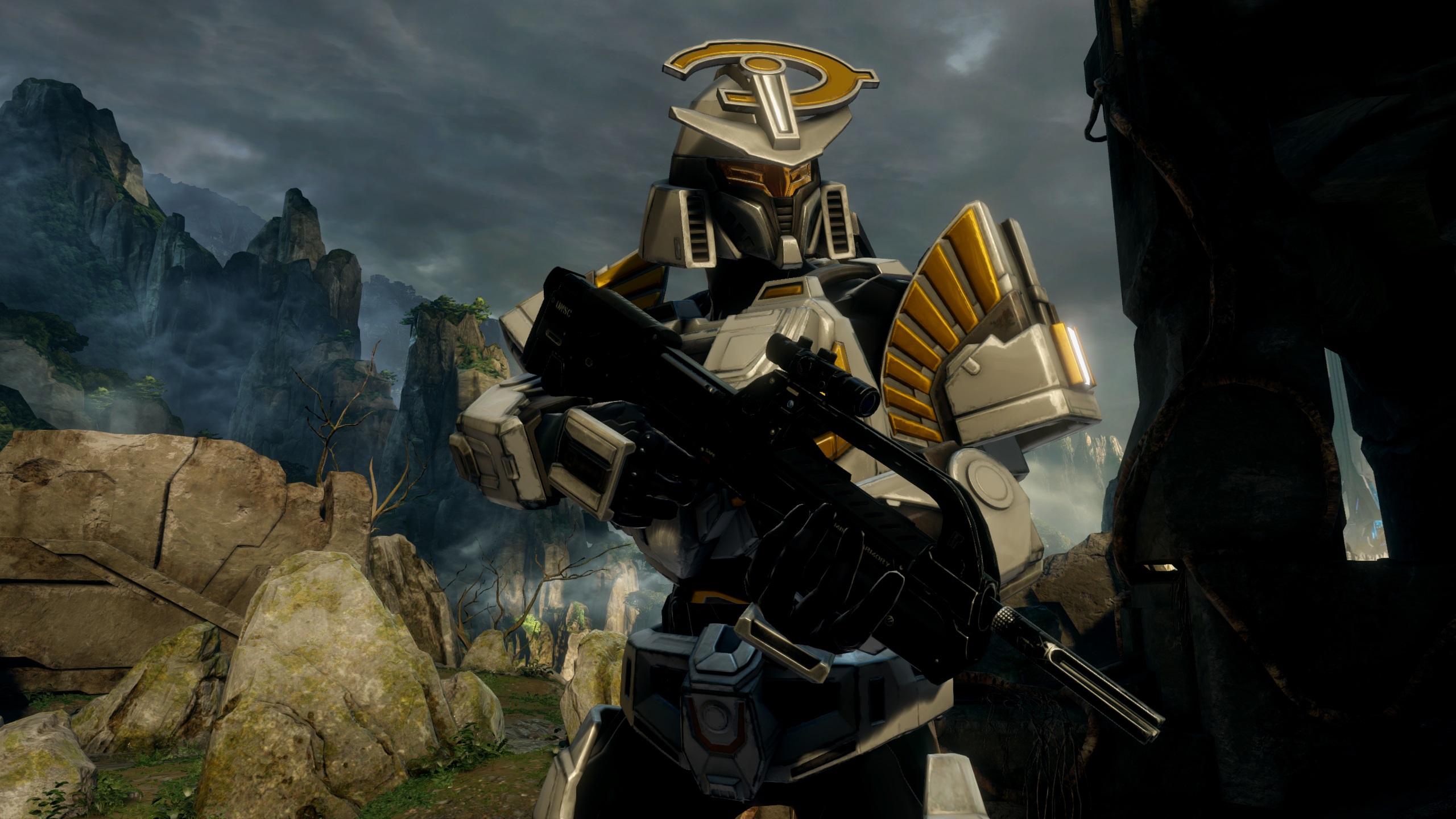 In-game screenshot of Megaframe armor