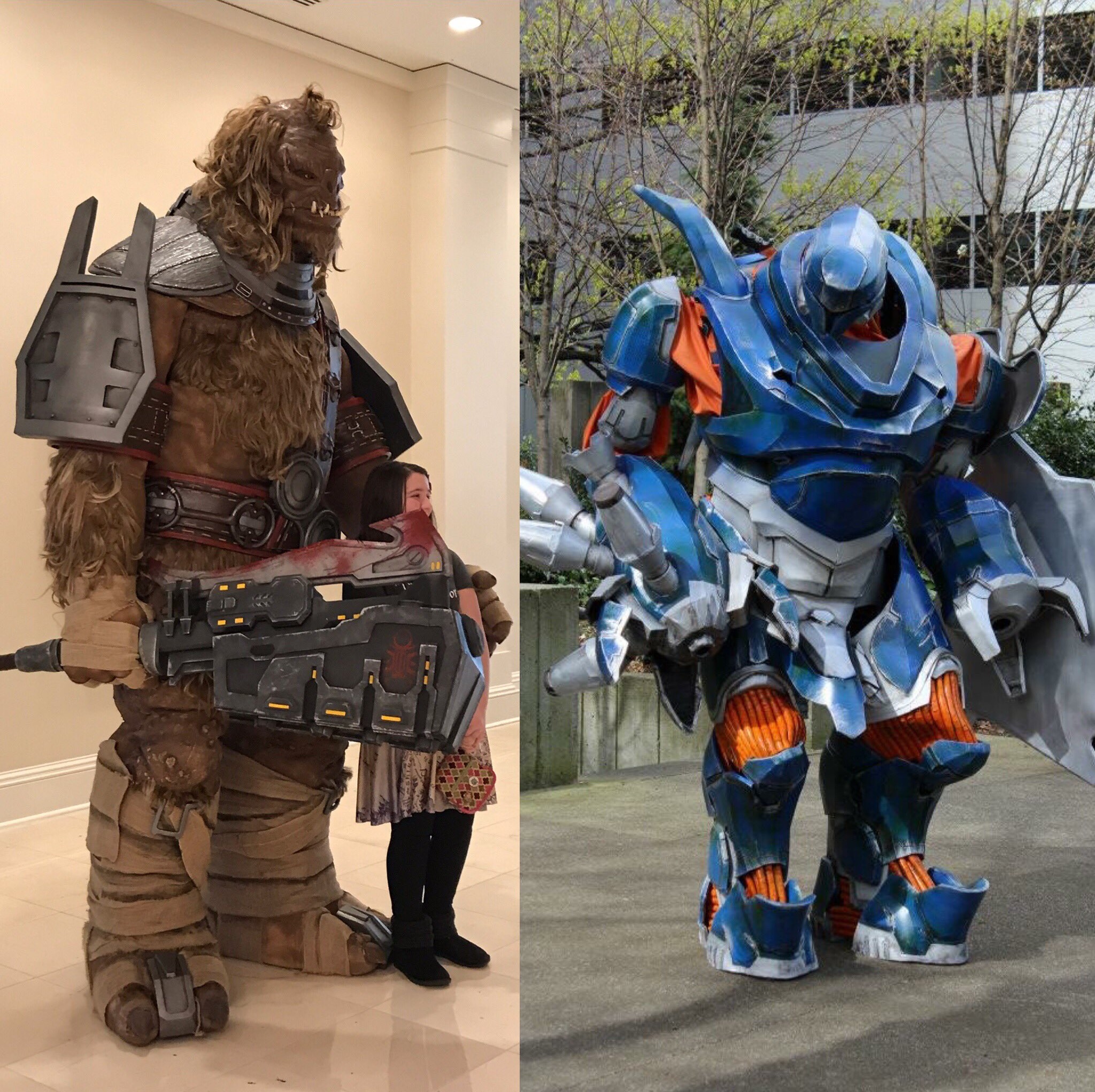 WexyLex cosplay of a Brute and Hunter