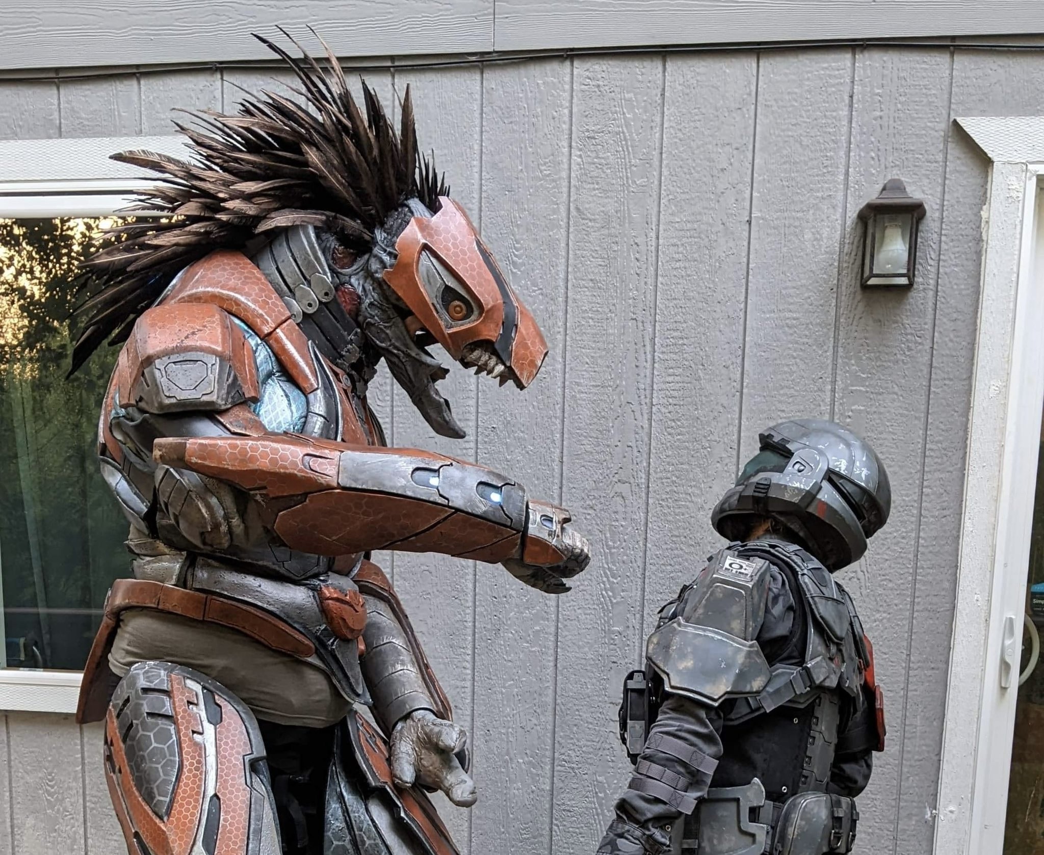 Skirmisher and ODST cosplay