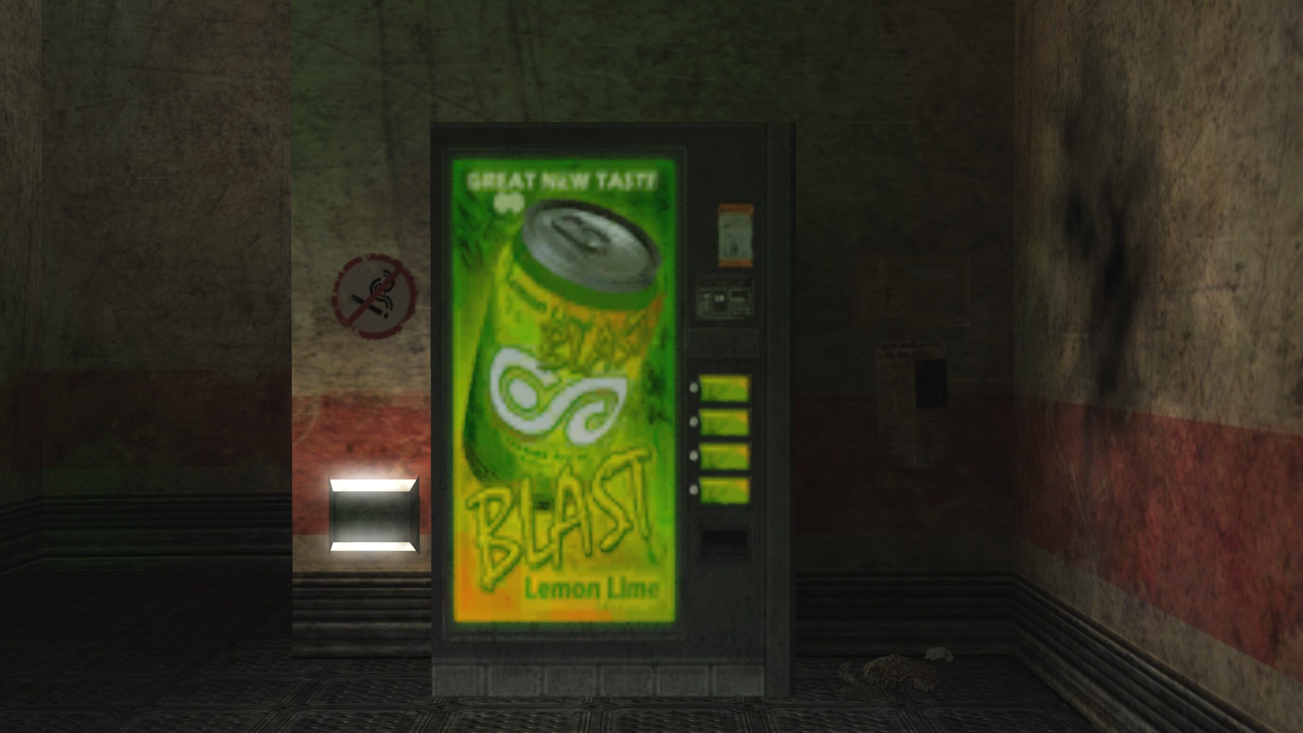 Screenshot of a Blast soda vending machine in Halo 2
