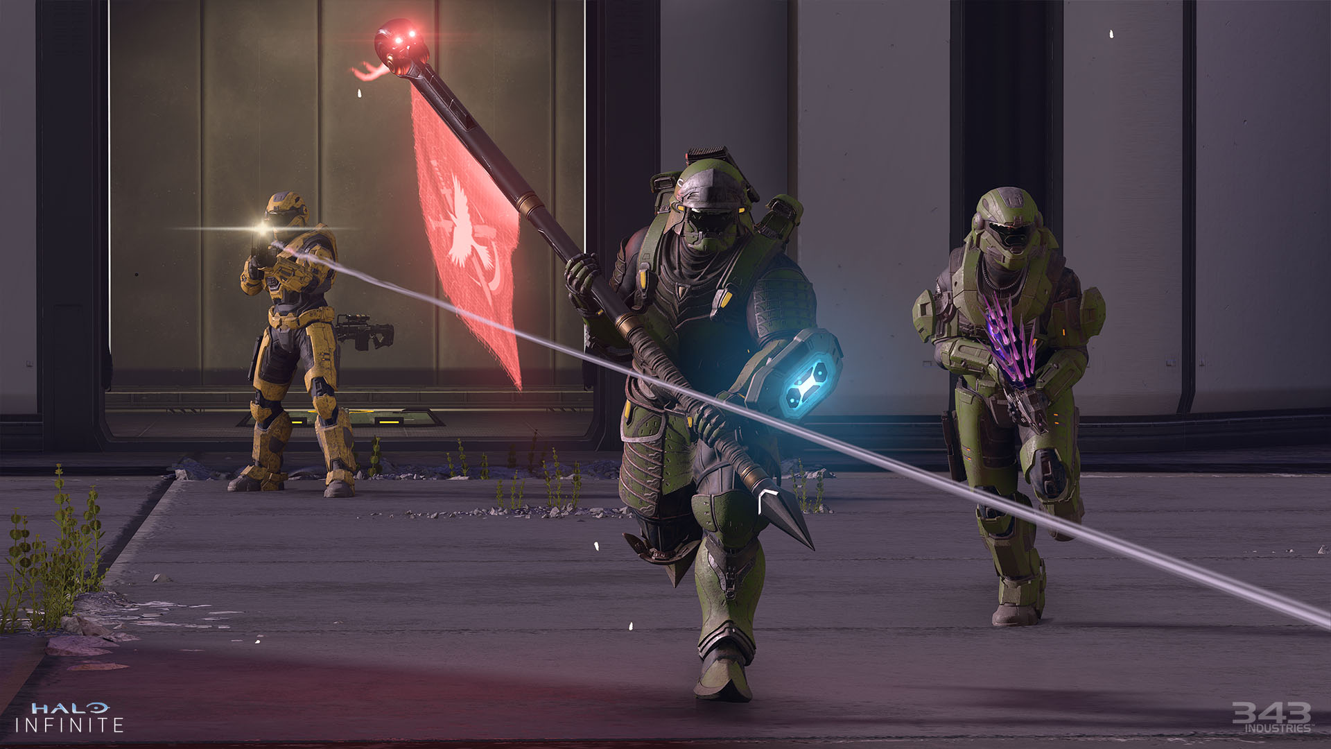 Capture d'écran Halo Infinity du match CTF sur Empyrean