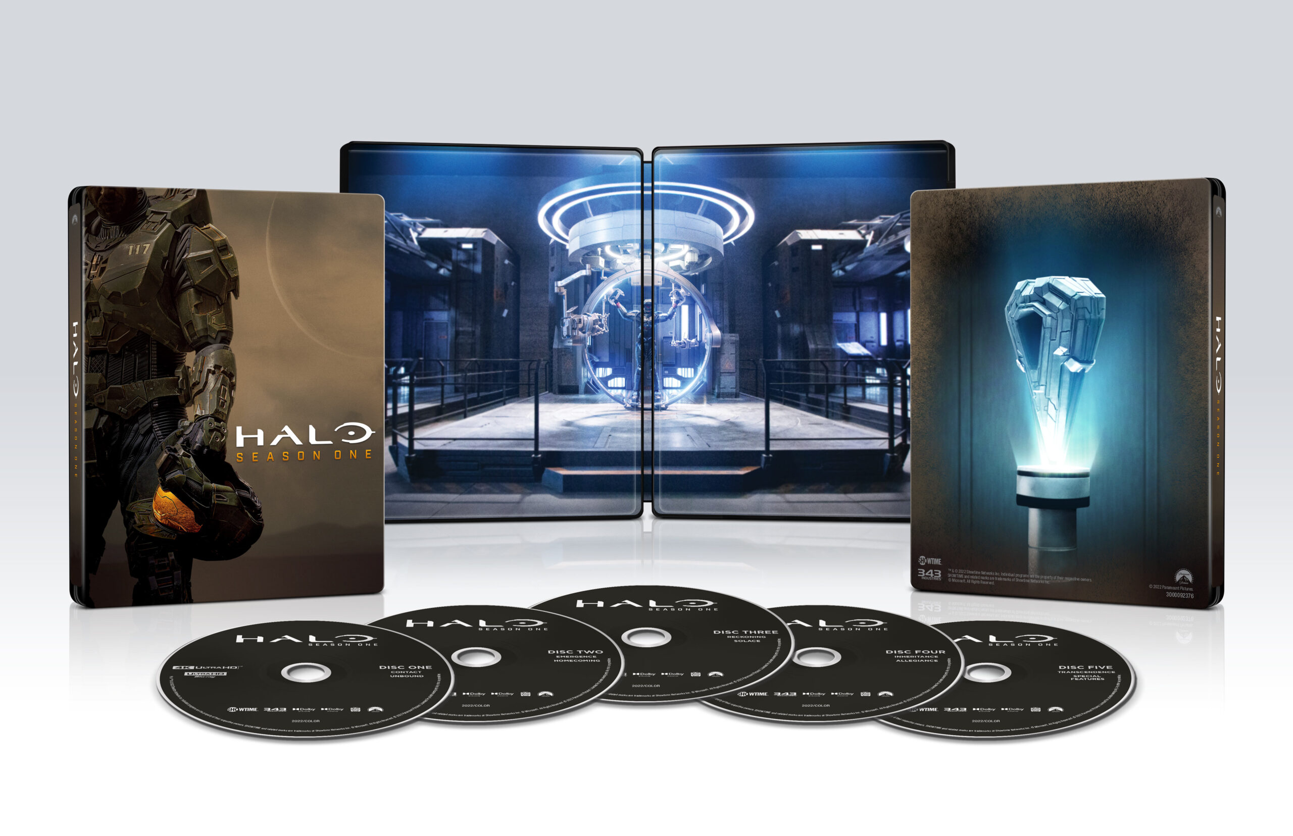 Halo The Series steelbook contents