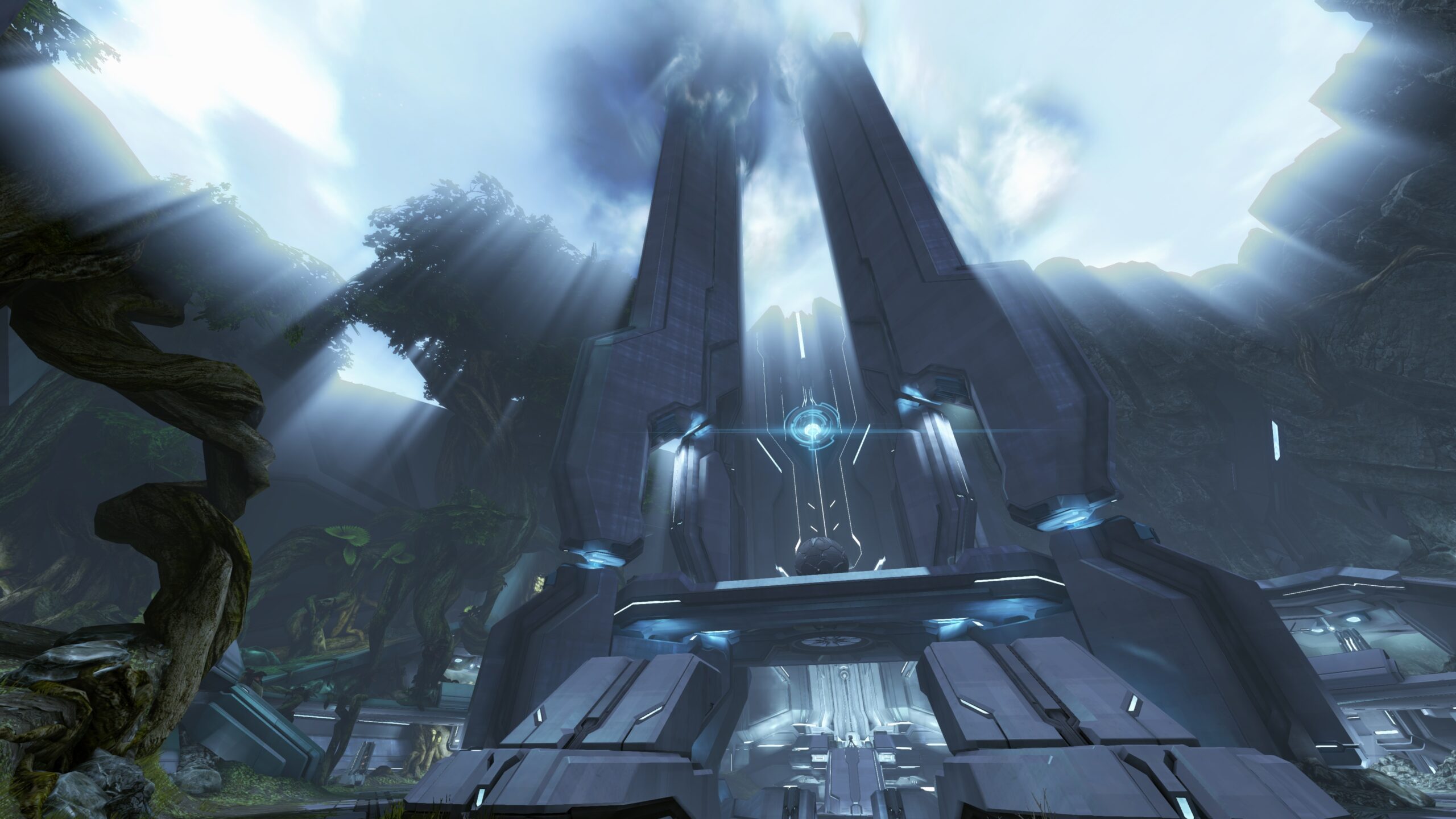 Screenshot of the Refuge site on Requiem from Halo 4's Spartan Ops