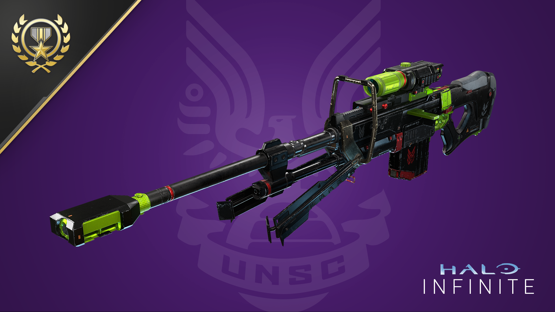 Image of Halo Infinite S7 Sniper with Abbey Lime coating
