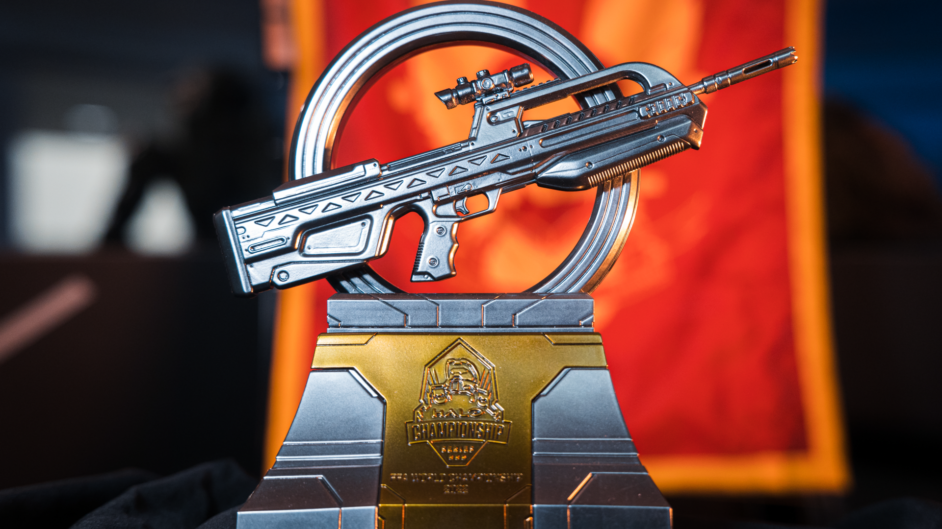 HCS 2022 Halo World Championship FFA Winner Trophy - Battle Rifle