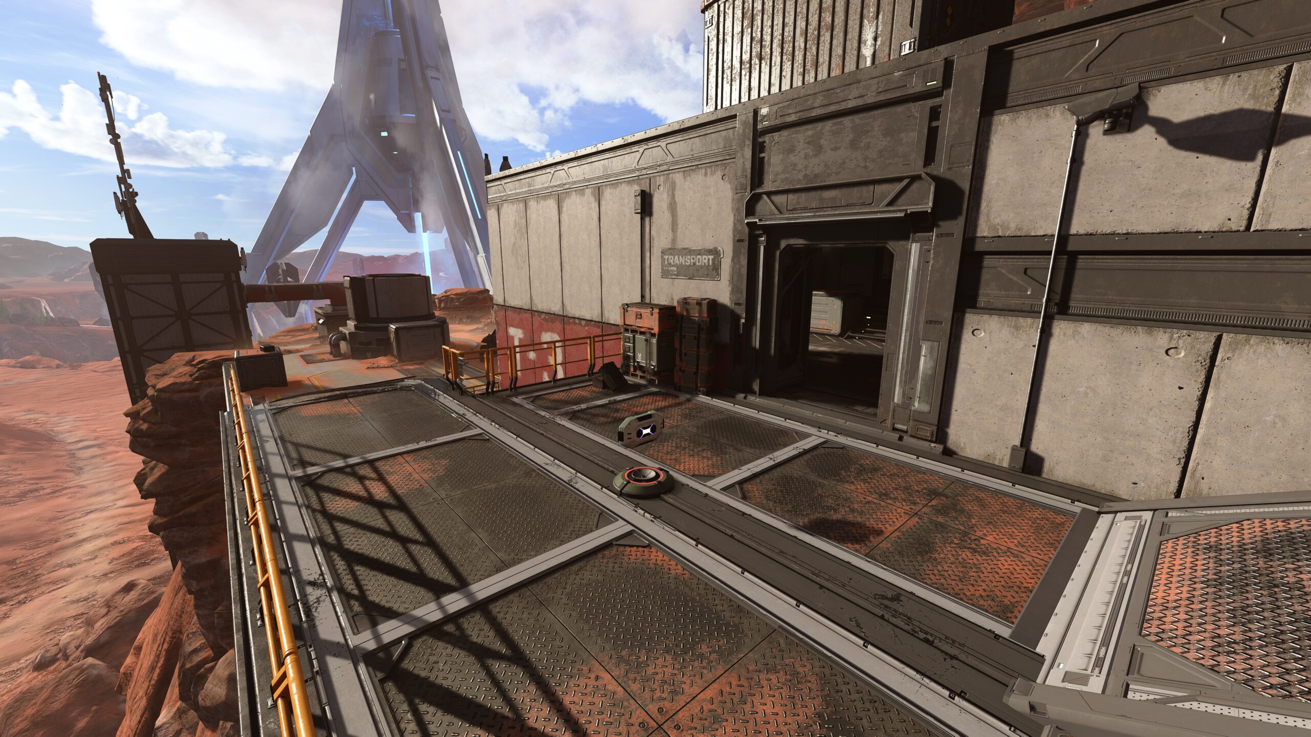 Halo Infinite screenshot with Ray Traced Sun Shadows set to HIGH