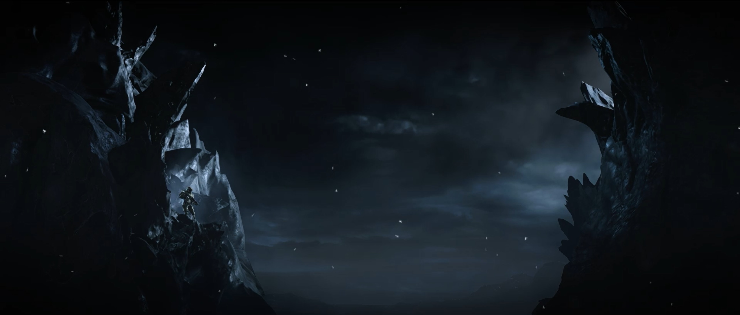 Halo 5 screenshot of John-117 experiencing a vision of the Domain