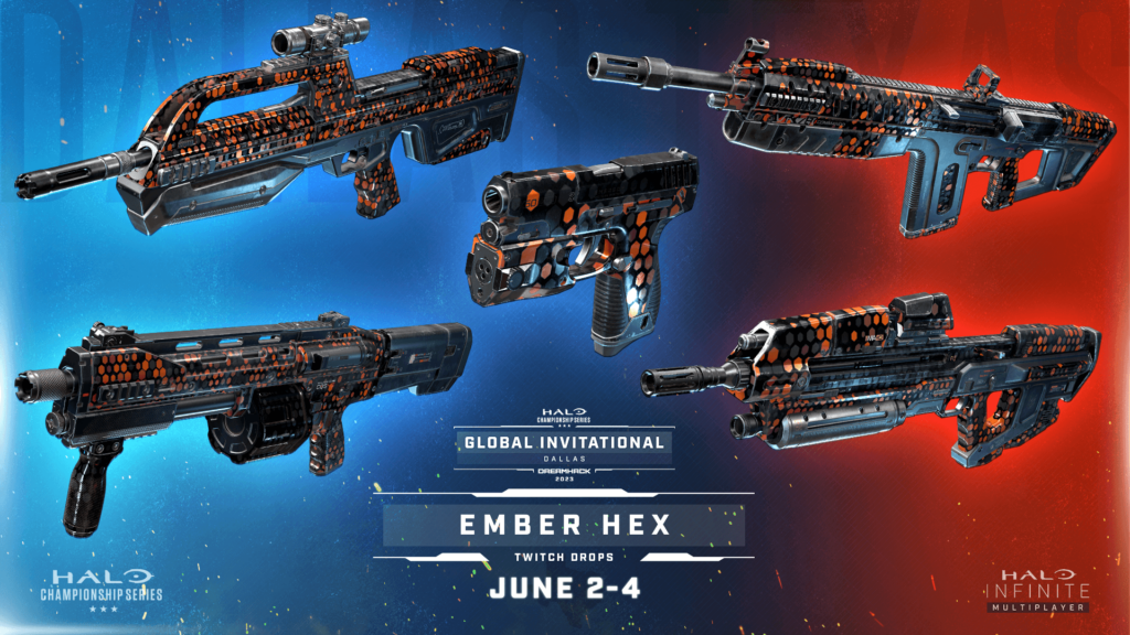 HCS Dallas 2023 - Twitch Drops Ember Hex Weapon Coatings