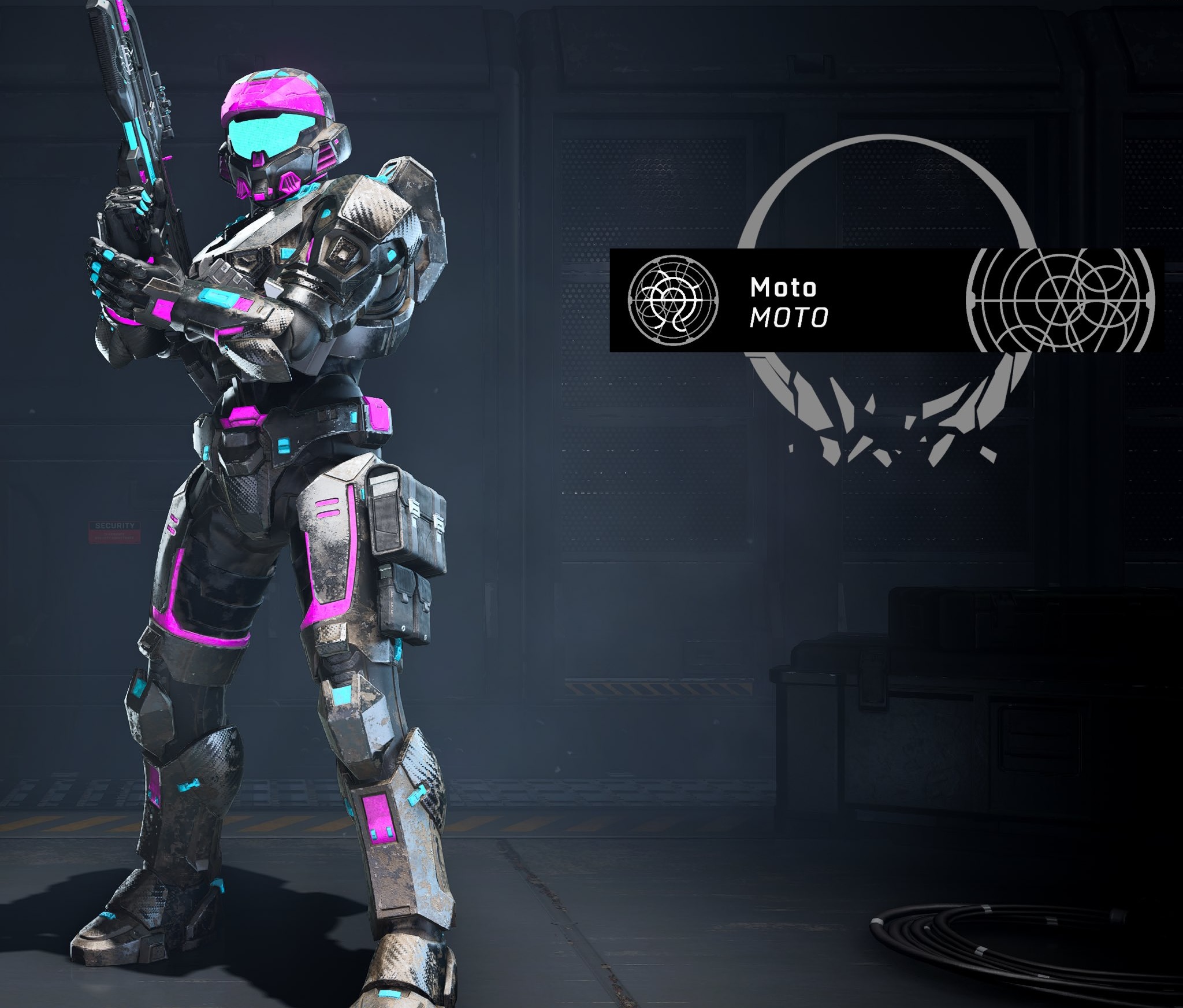 Halo Infinite screenshot of Moto's Spartan