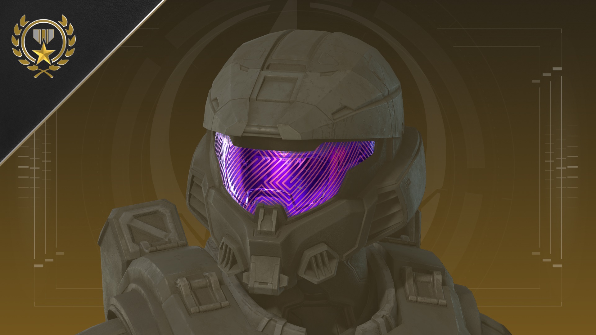 Halo Infinite image of the Orchid Cluster visor