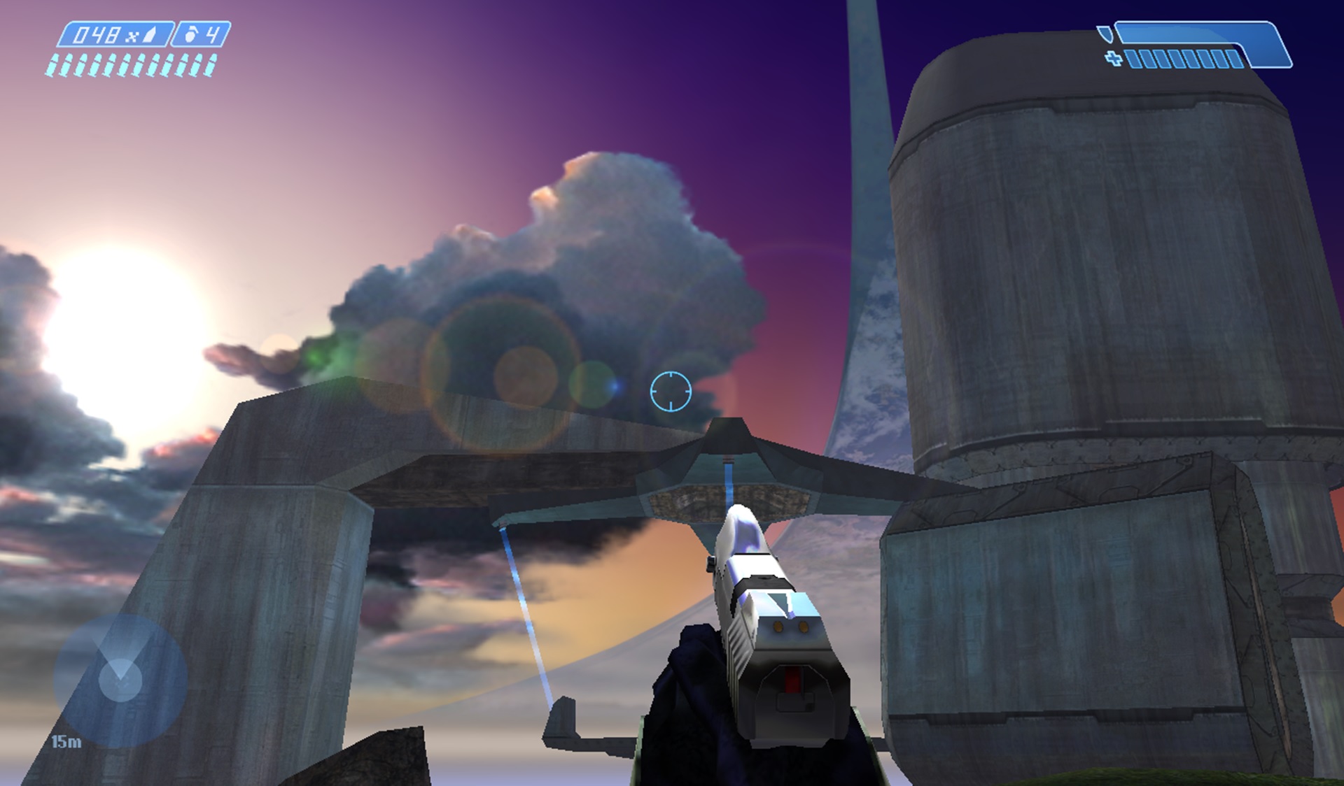 Digsite screenshot of Abyss while work-in-progress to show the E3 2000 skybox