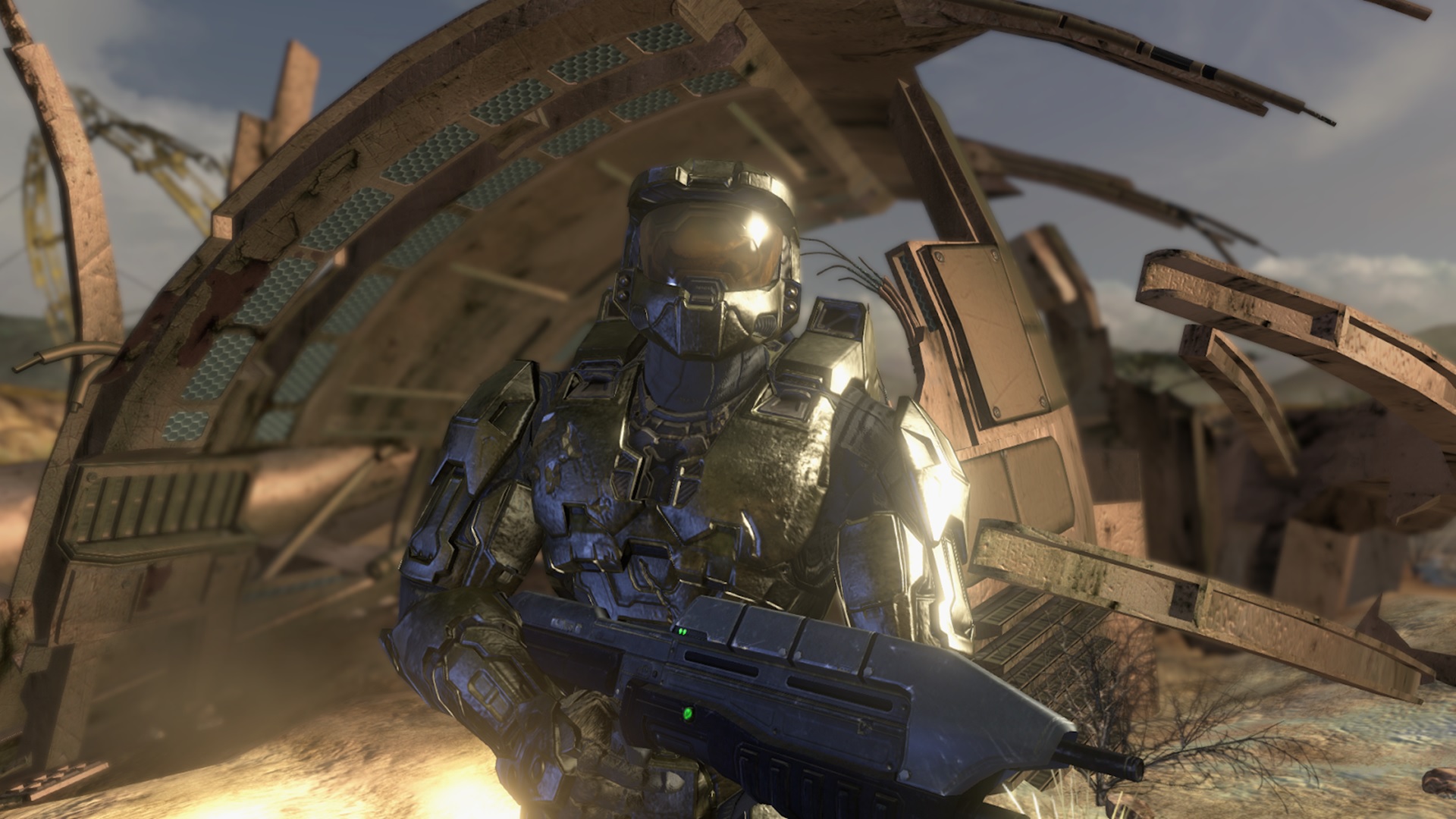 Digsite screenshot of the Master Chief from the E3 2006 trailer