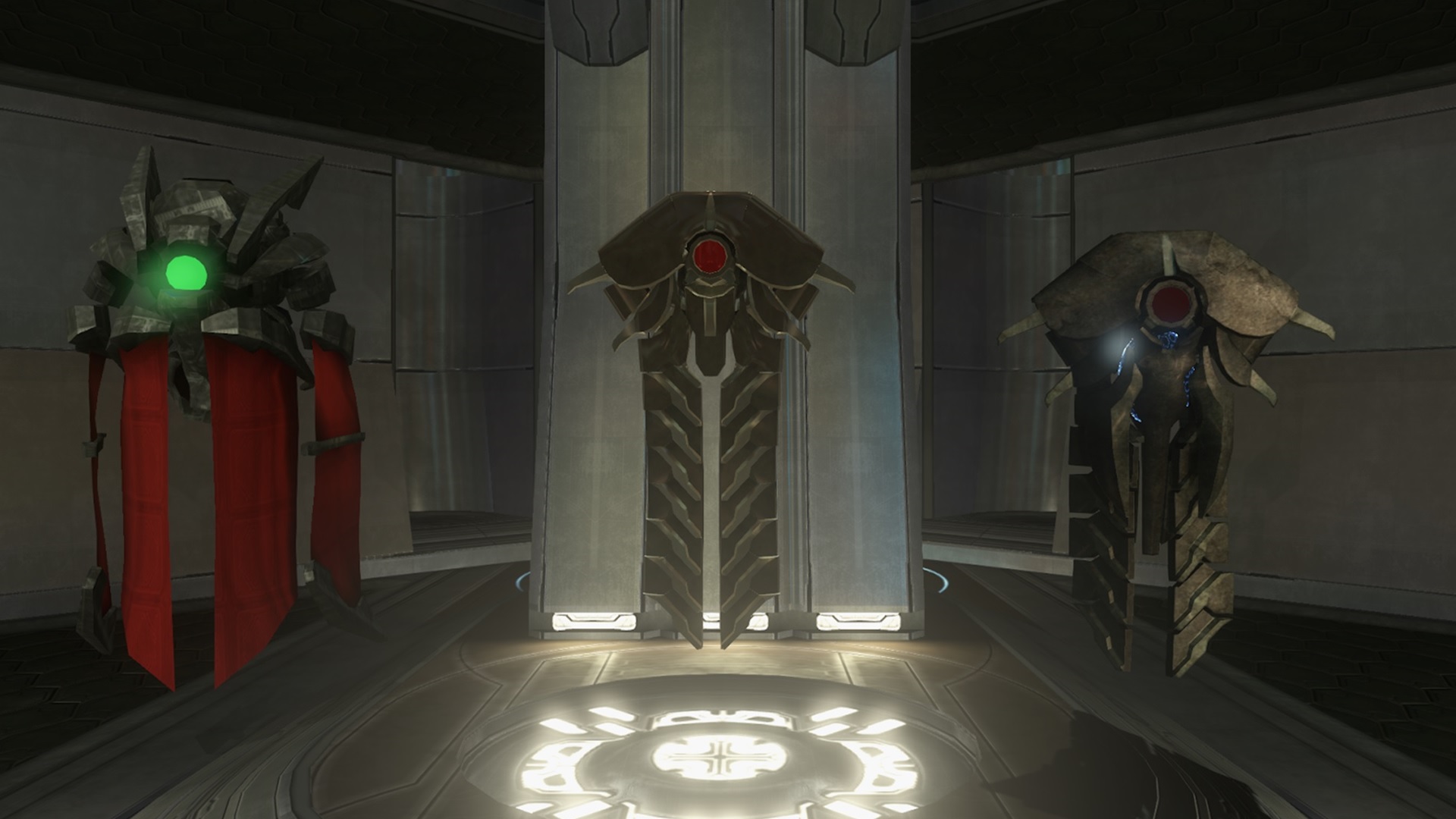 Digsite screenshot of restored Halo 3 Guardian sentinels