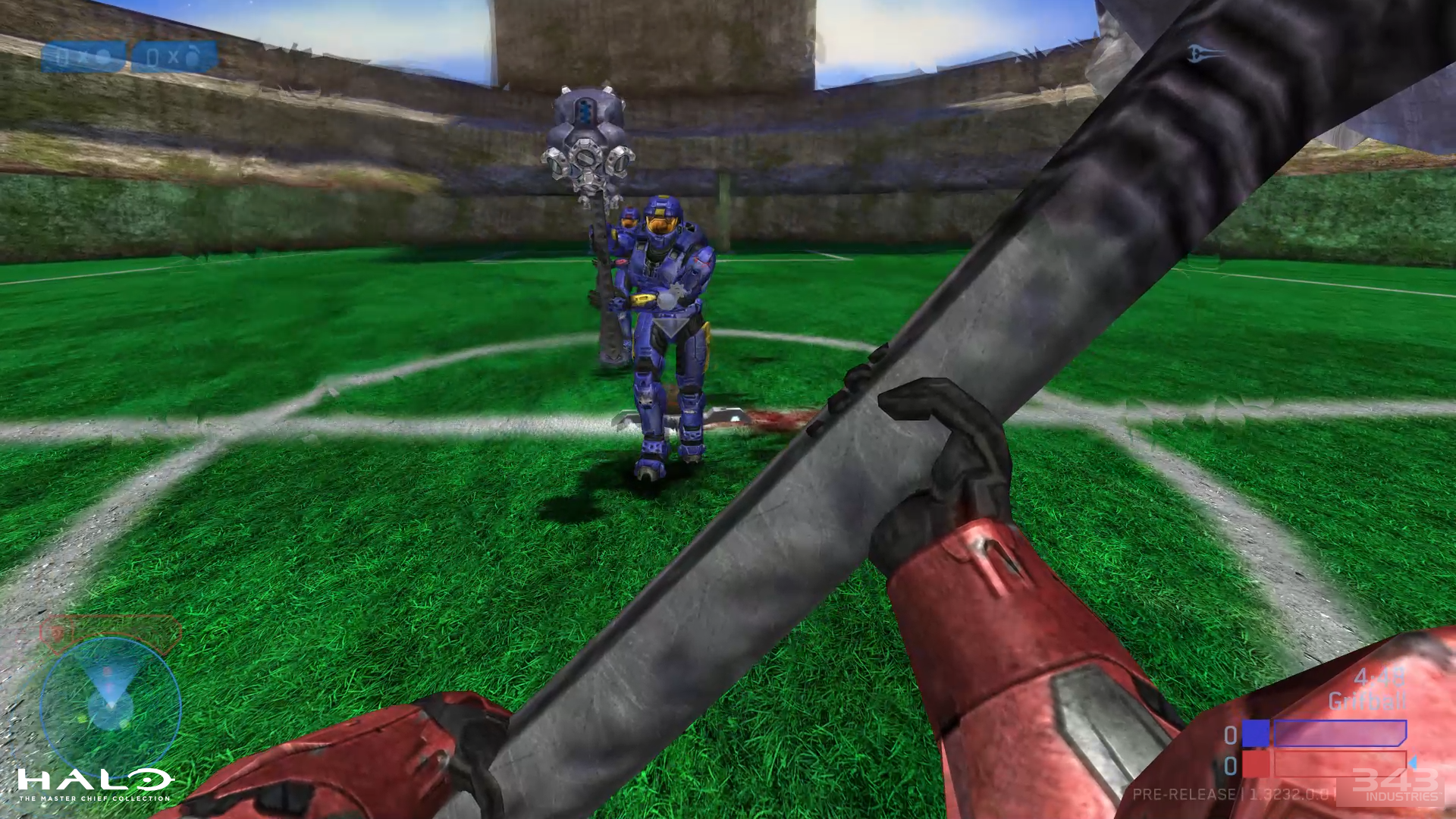 MCC screenshot of Halo 2 Grifball with the Fist of Rukt