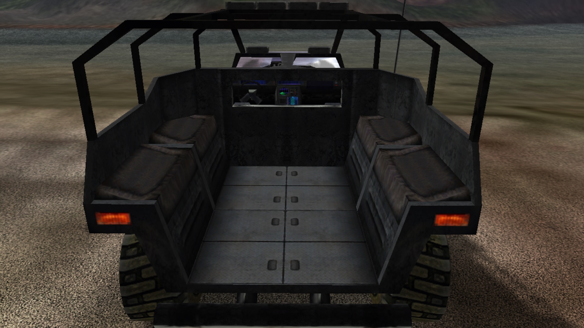 Digsite screenshot of the Halo 2 Troop Transport Warthog's rear