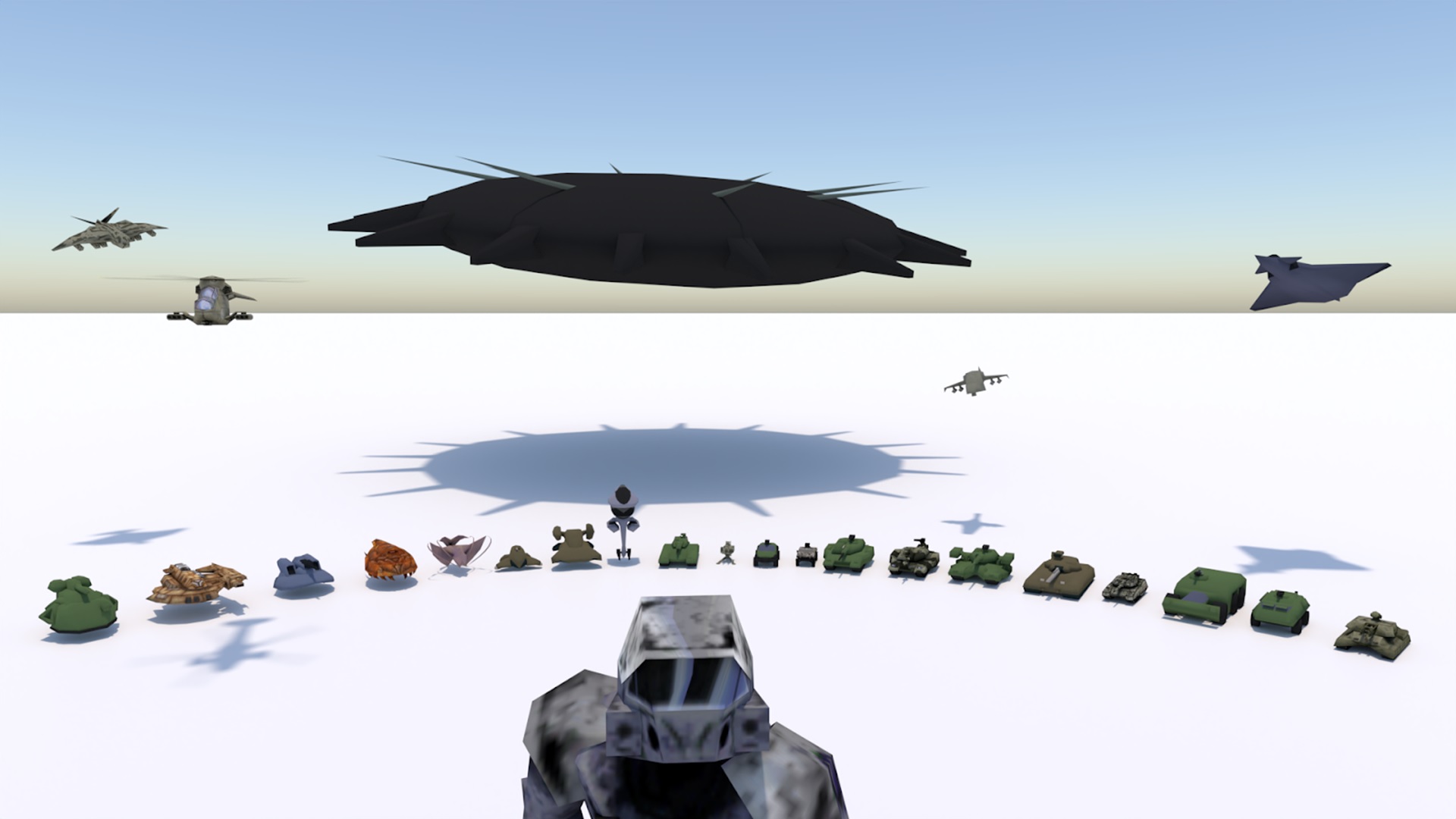 Digsite screenshot of RTS-era Halo vehicles