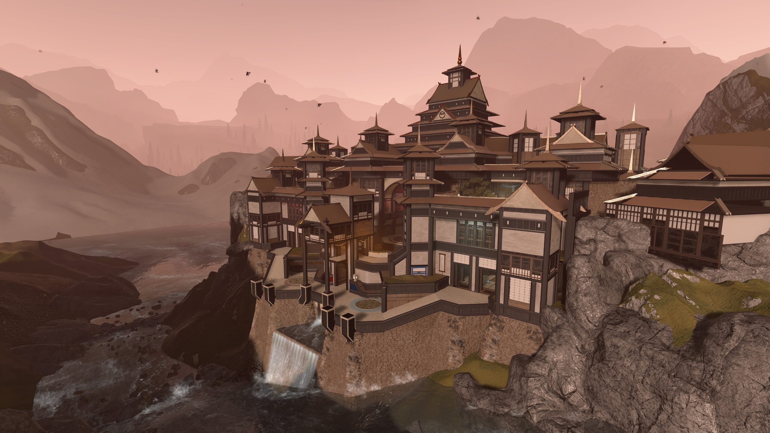 Halo Infinite screenshot of the Tenrai map Dynasty