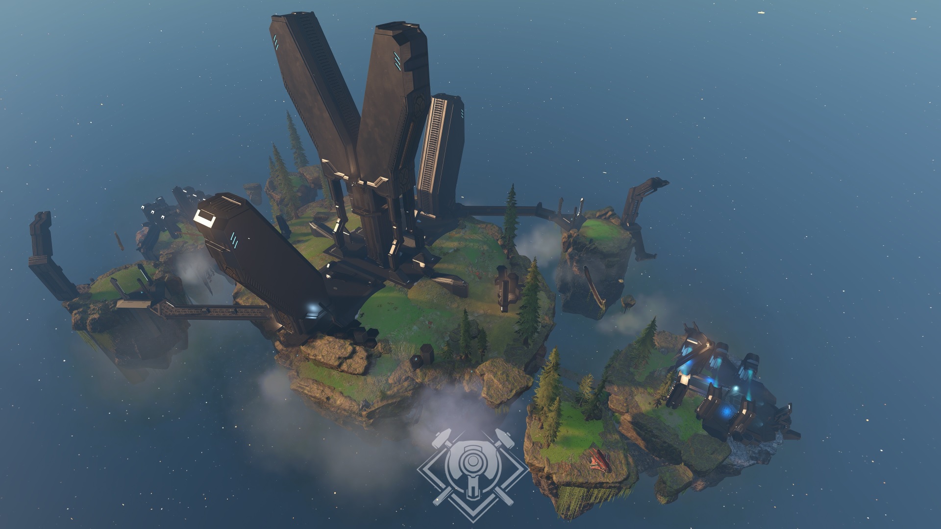 Halo Infinite screenshot of Levitation Forge map