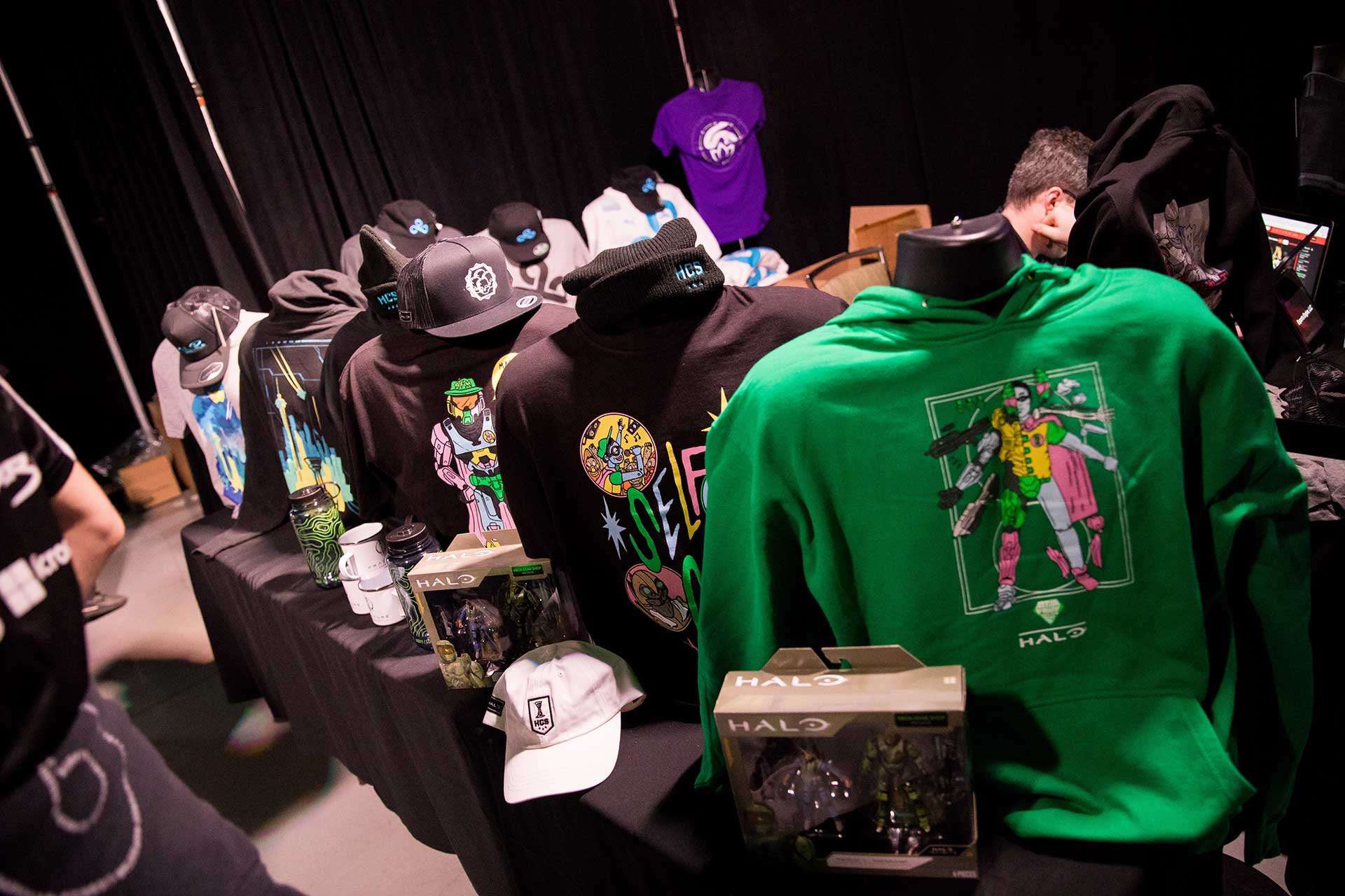 The Halo Gear booth from the 2022 Halo World Championship. 