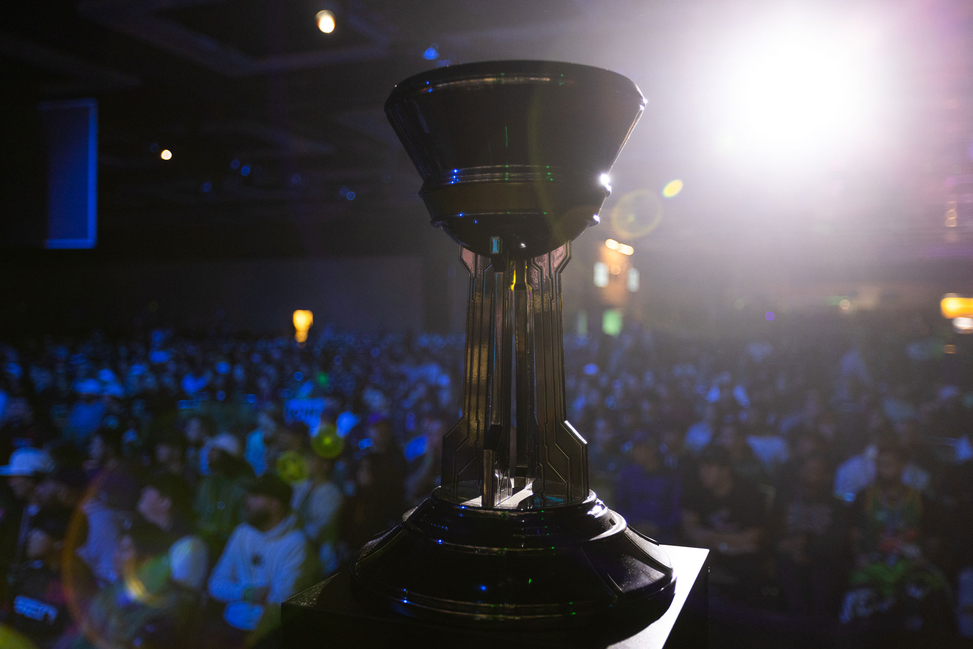 The coveted Halo World Championship trophy.