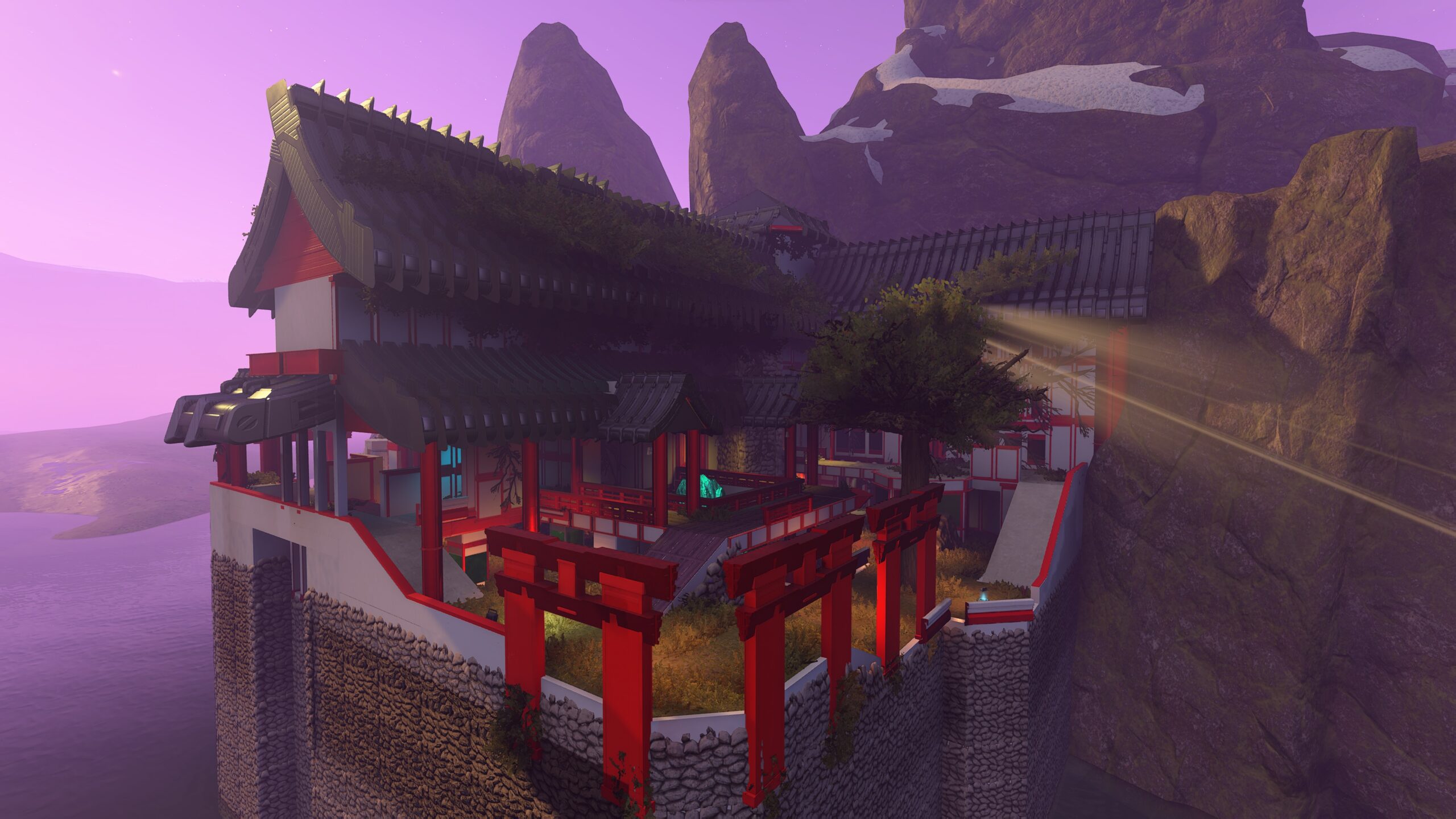 Halo Infinite screenshot of the Tenrai map Houseki