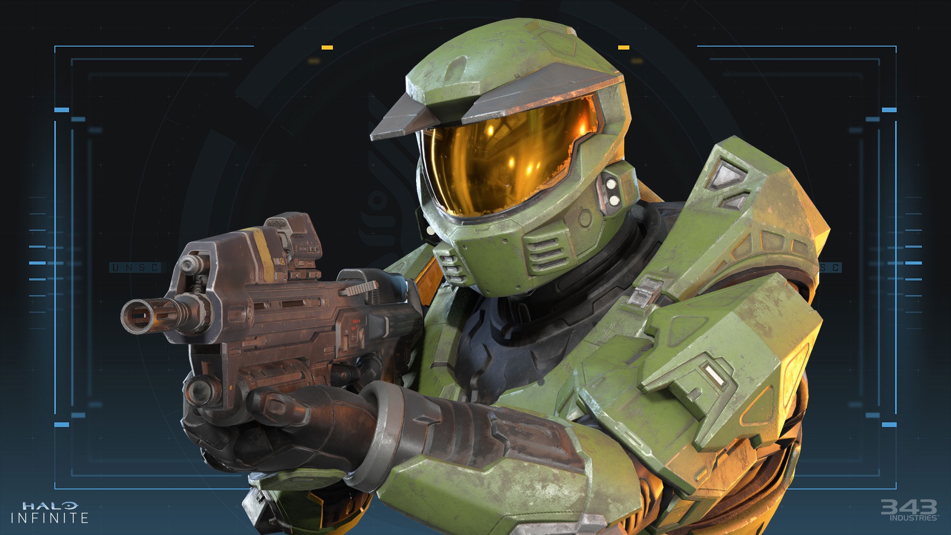 Halo Infinite image of the CE Mark V armor kit