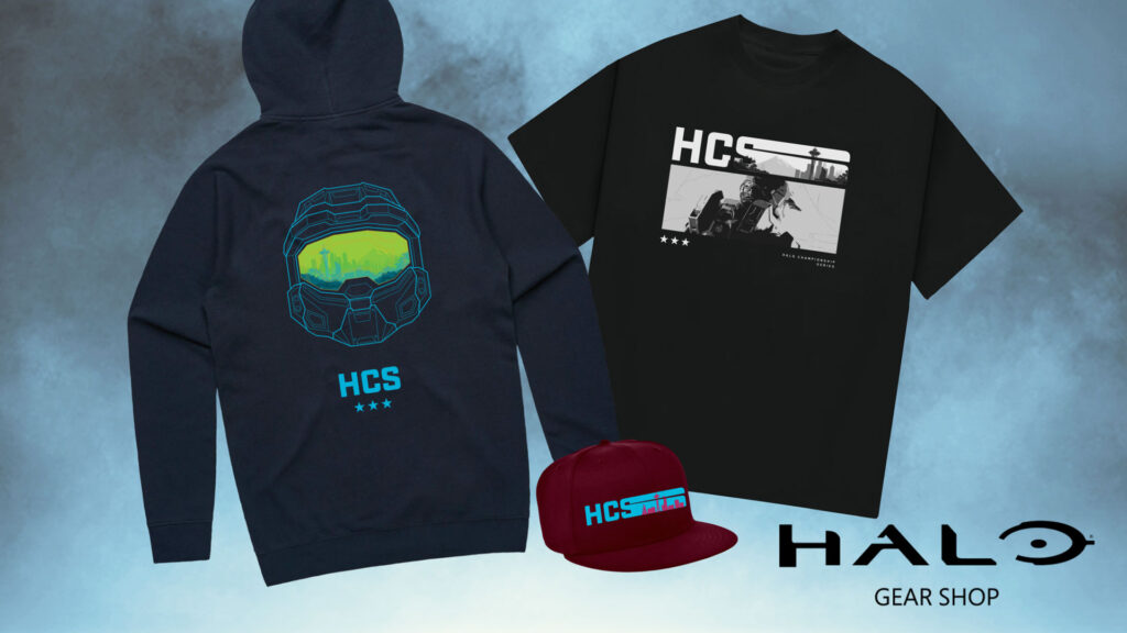 Exclusive merch for the Halo World Championship will be available onsite. 