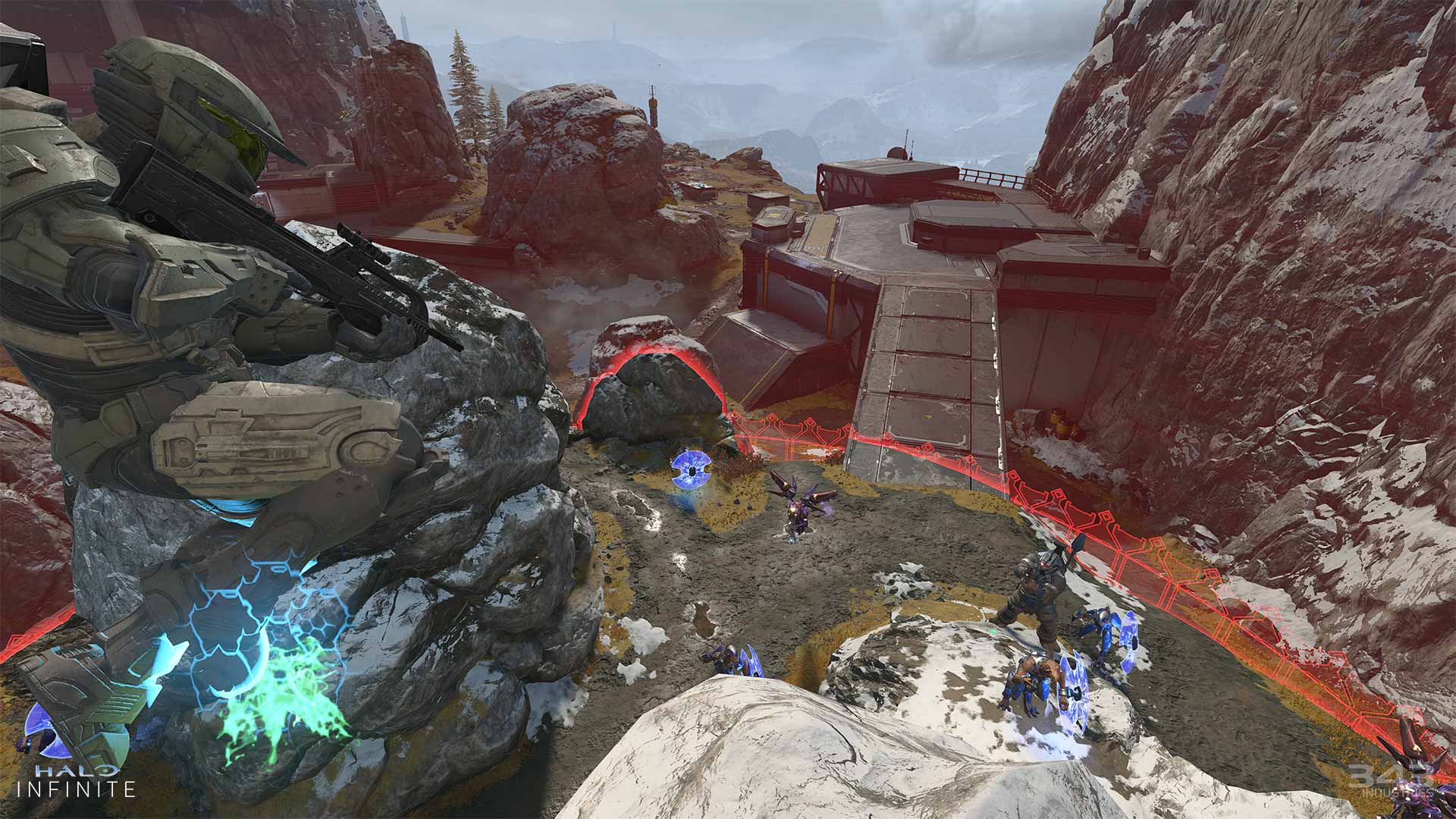 Cliffhanger for Firefight: King of the Hill in Halo Infinite