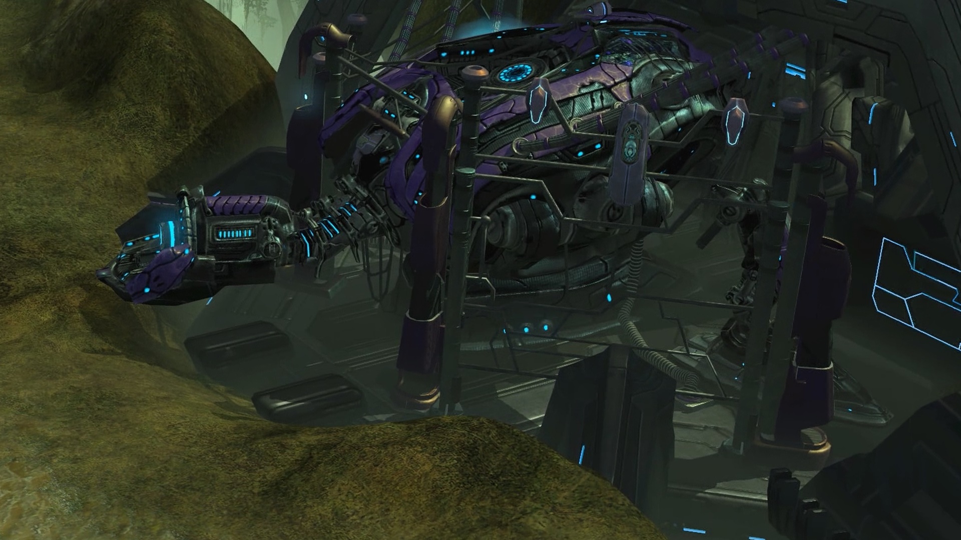Halo Wars screenshot of the so-called "Super Scarab"
