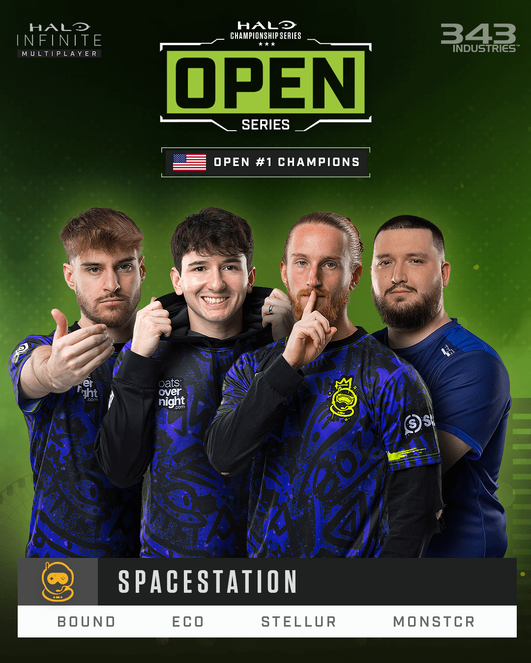 H C S Open Series North America Open #1 Champions, Spacestation.