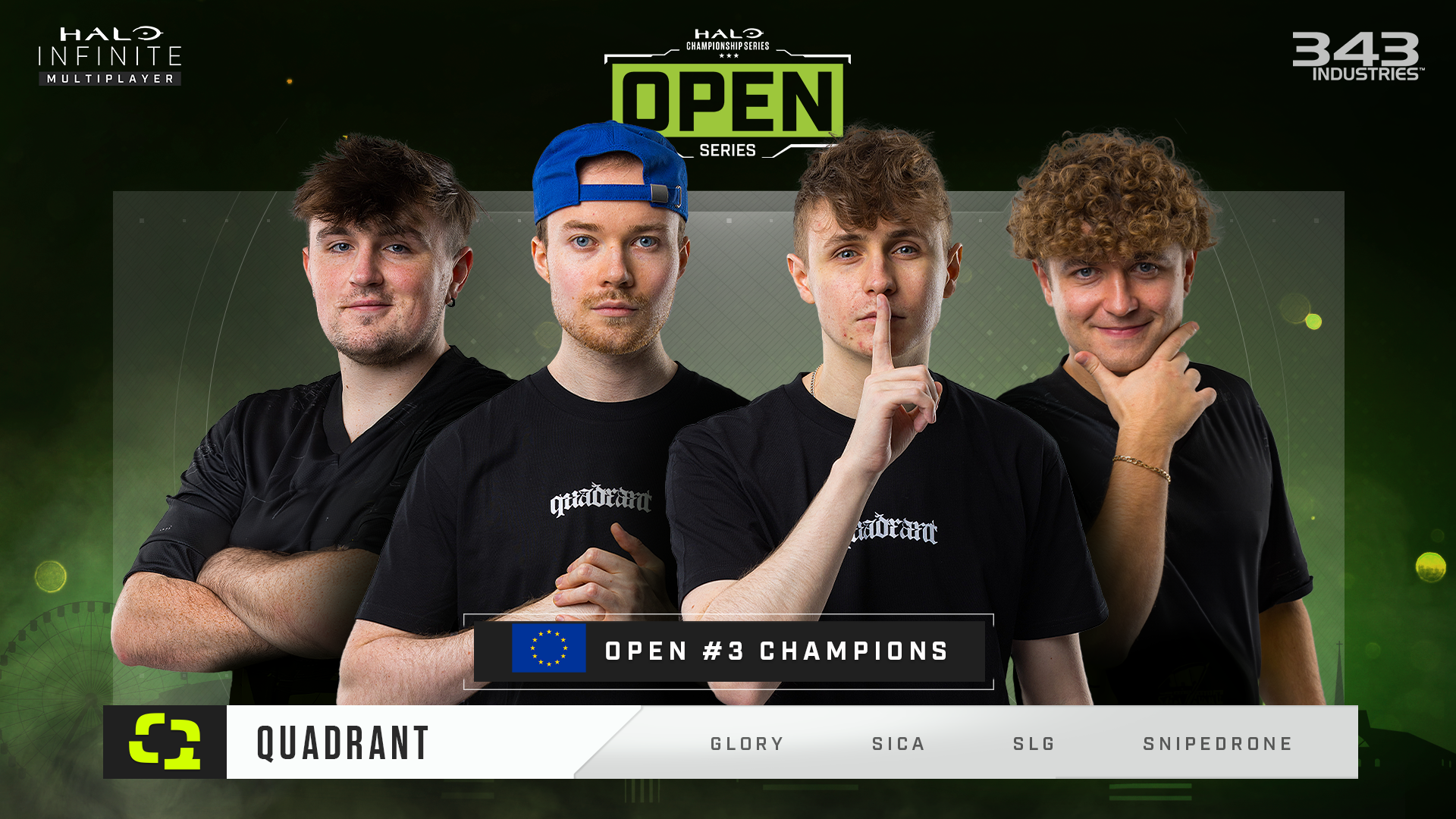 H C S Open Series Europe Open #3 Champions, Quadrant.