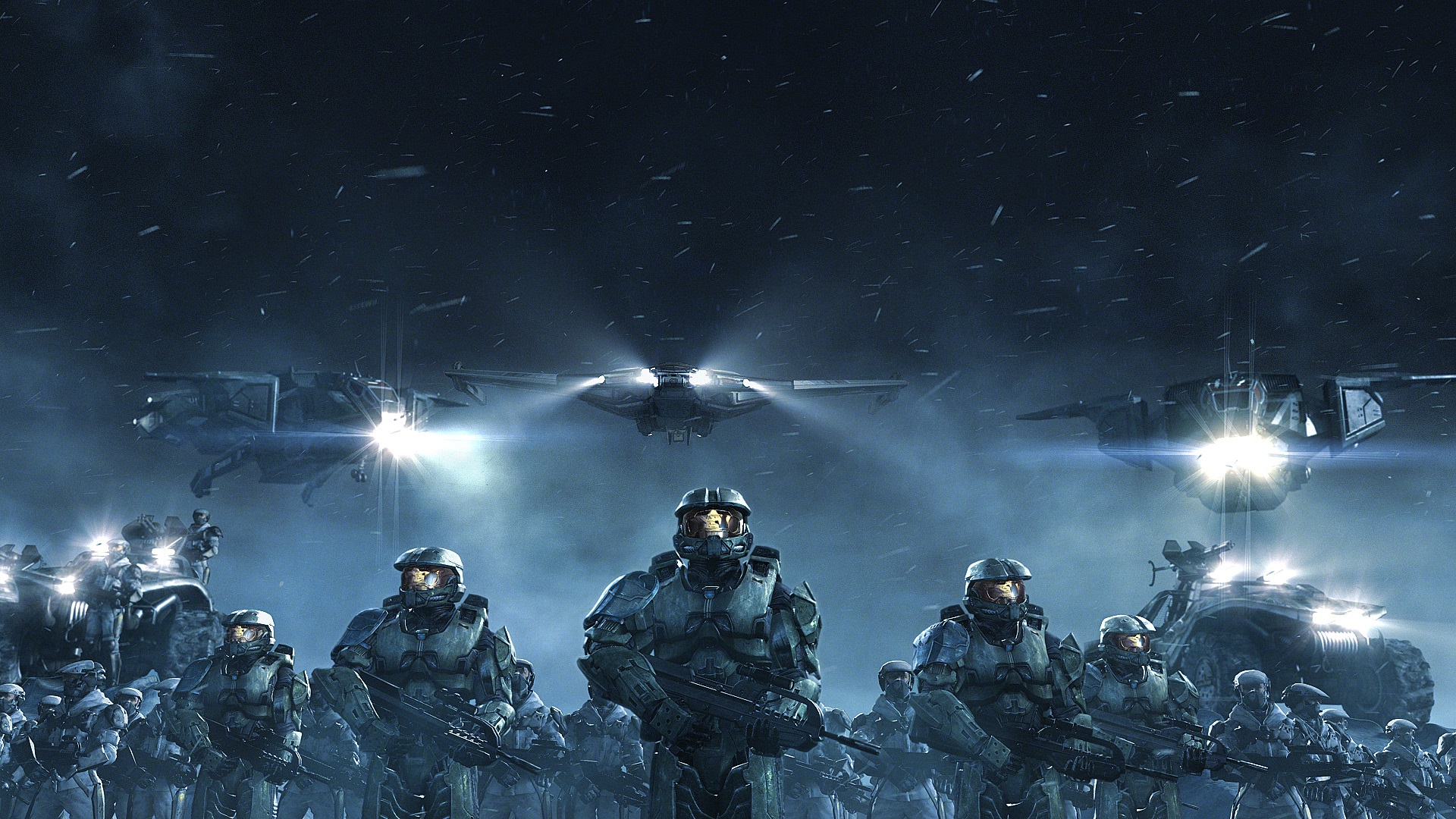 Halo Wars X06 teaser screencap showcasing Spartan Group Omega