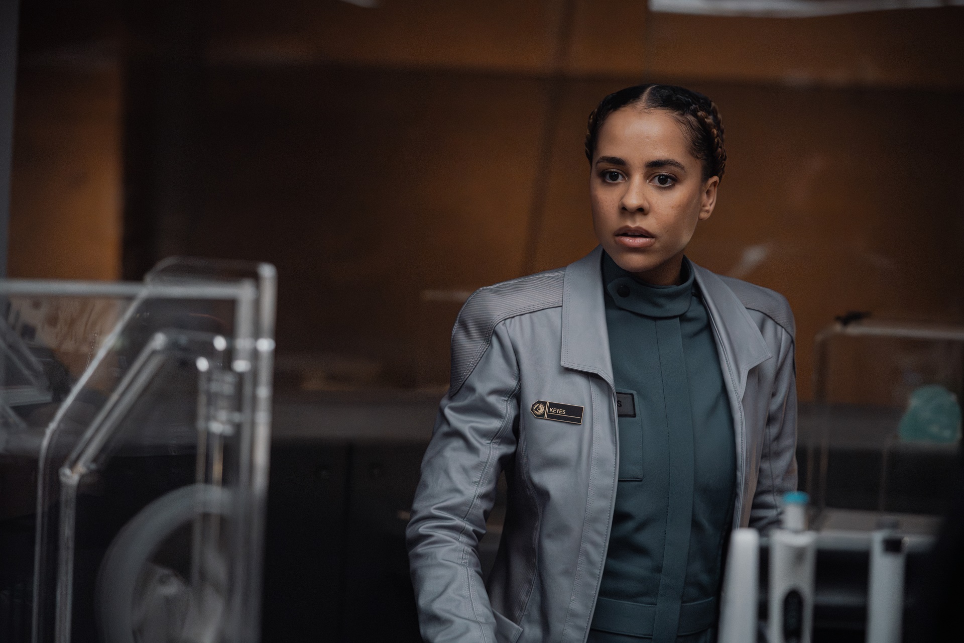 Olive Gray as Dr. Miranda Keyes in Halo episode 8, Season 2, Streaming on Paramount+. Photo Credit: Adrienn Szabo/Paramount+