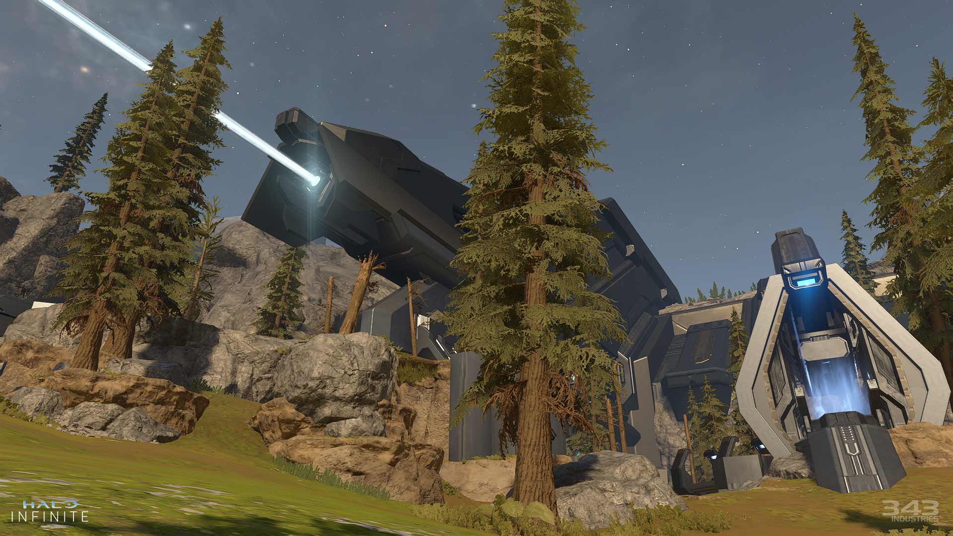 Halo: Reach's map "Tempest" recreated in Halo Infinite's Forge called "Gyre"