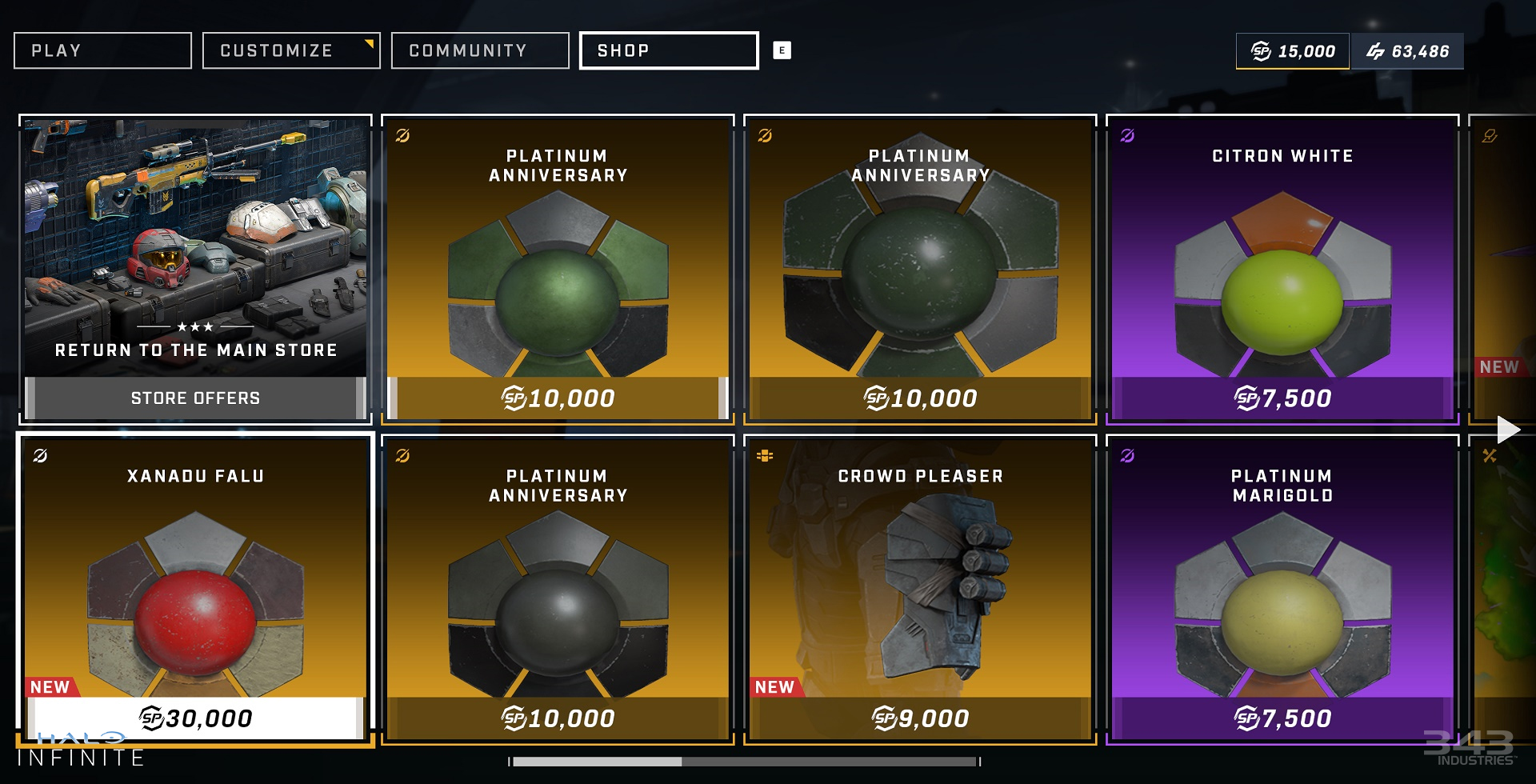 Halo Infinite screenshot of The Exchange