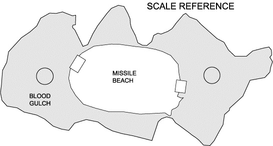 Missile Beach scale reference. (Certain Affinity design image)